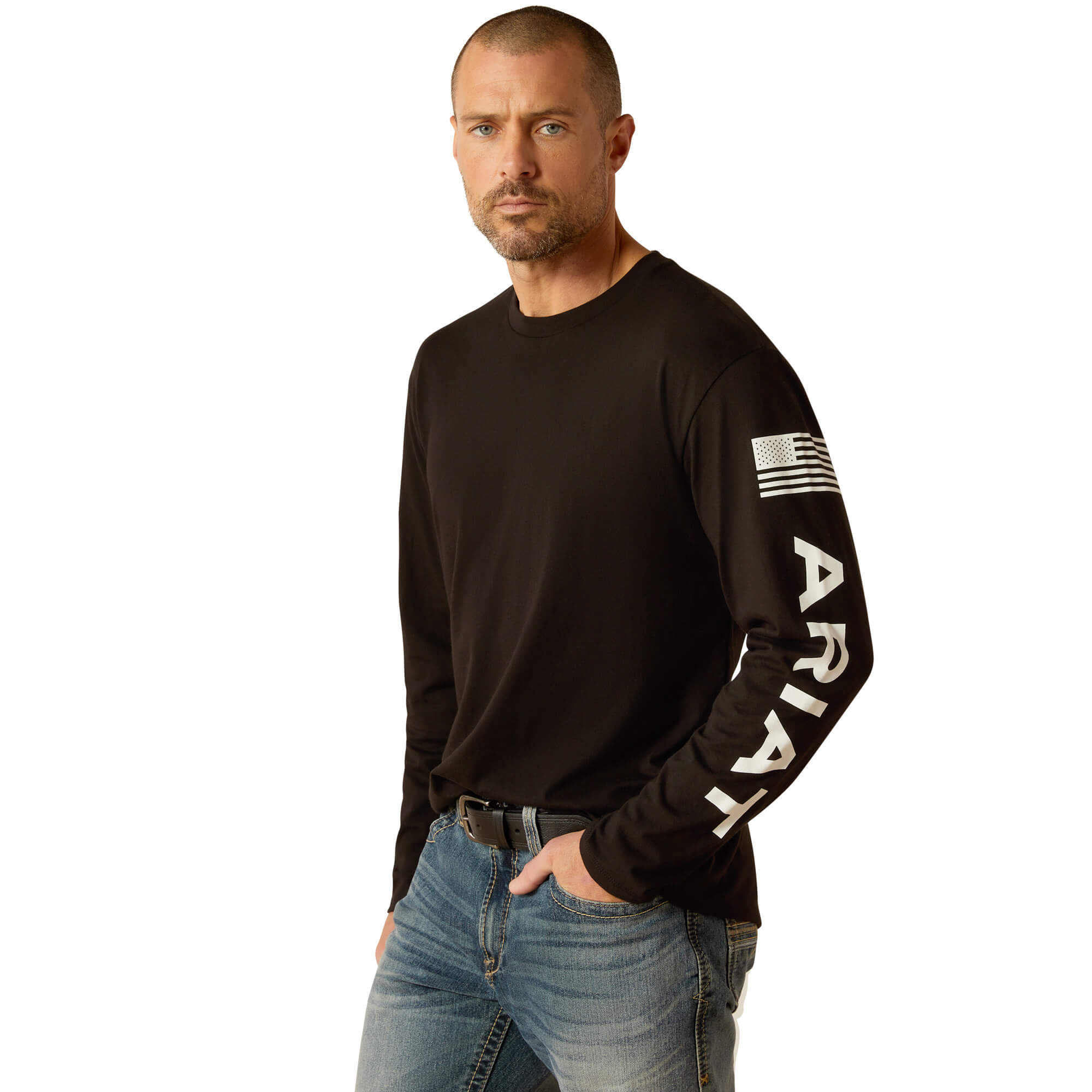 Ariat Black Elevated V2 Long Sleeve T-Shirt