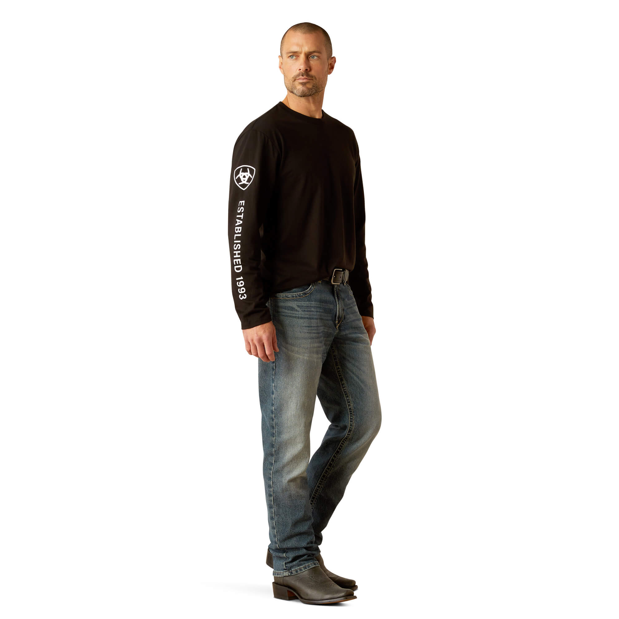 Ariat Black Elevated V2 Long Sleeve T-Shirt