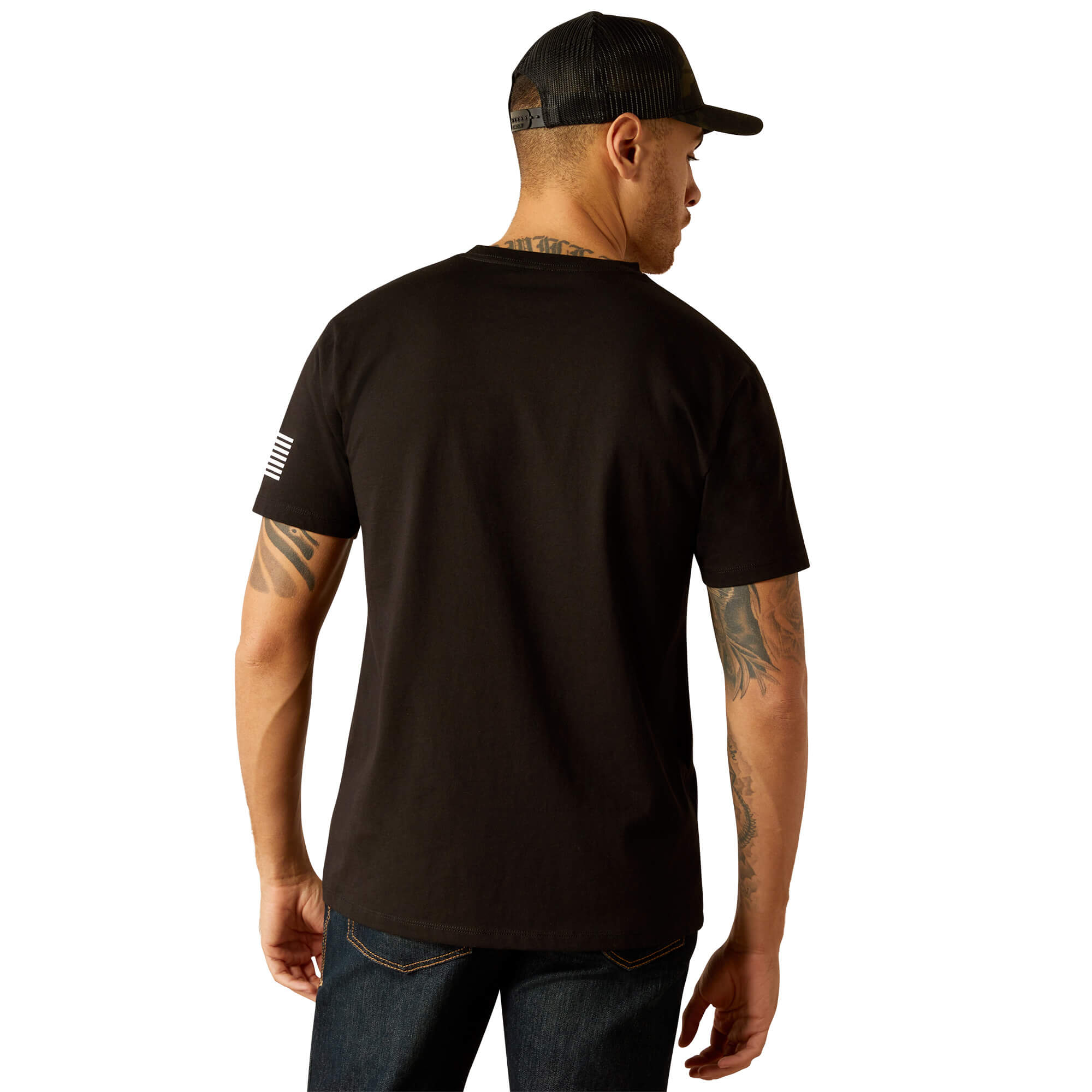 Ariat Black Shield Flag T-Shirt