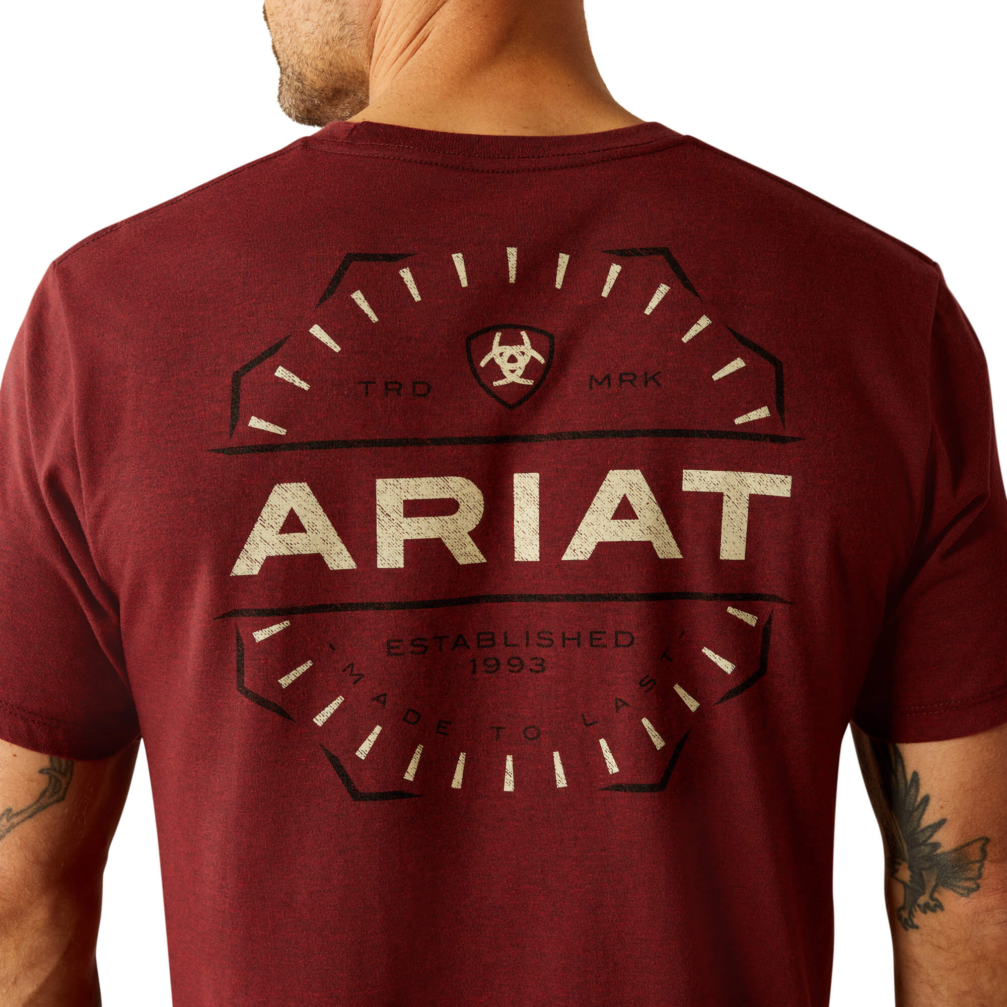Ariat Crimson Red Heather Explorer Classic T-Shirt