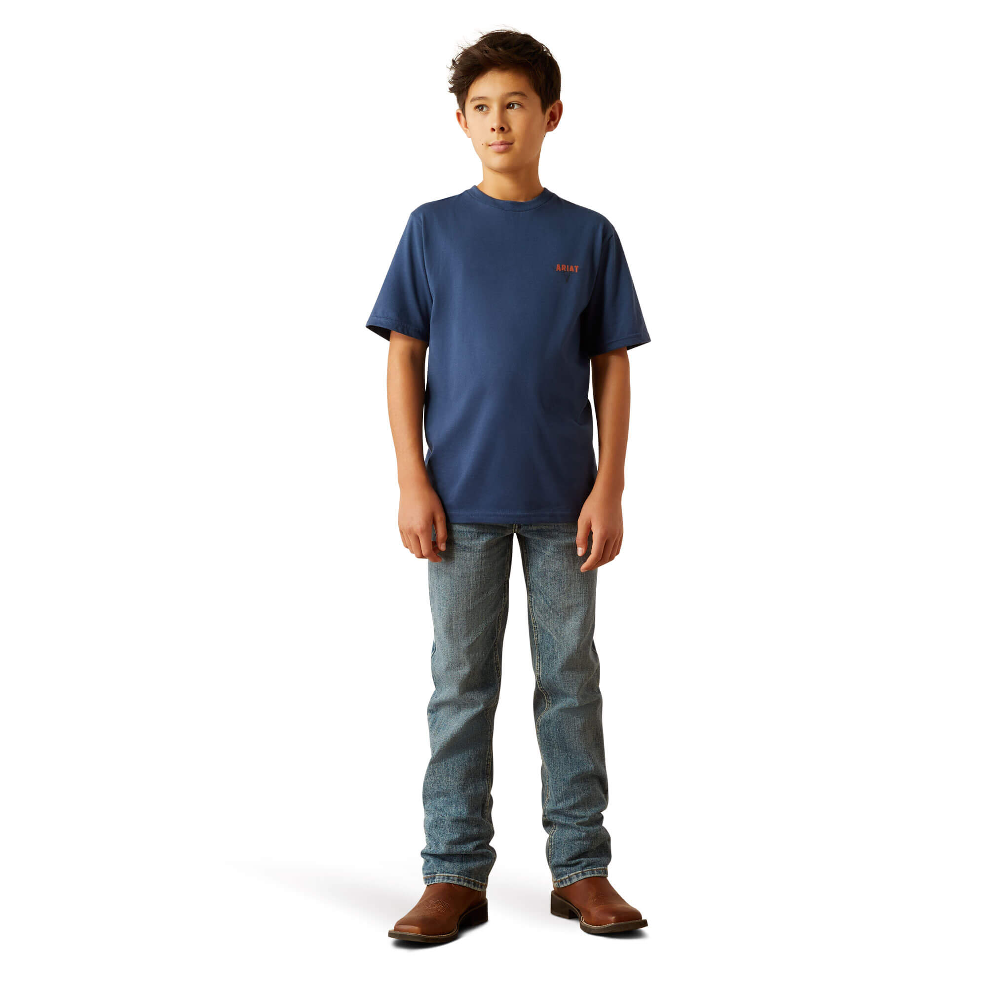 Ariat Boys Space Blue Ranch Tough T Shirt