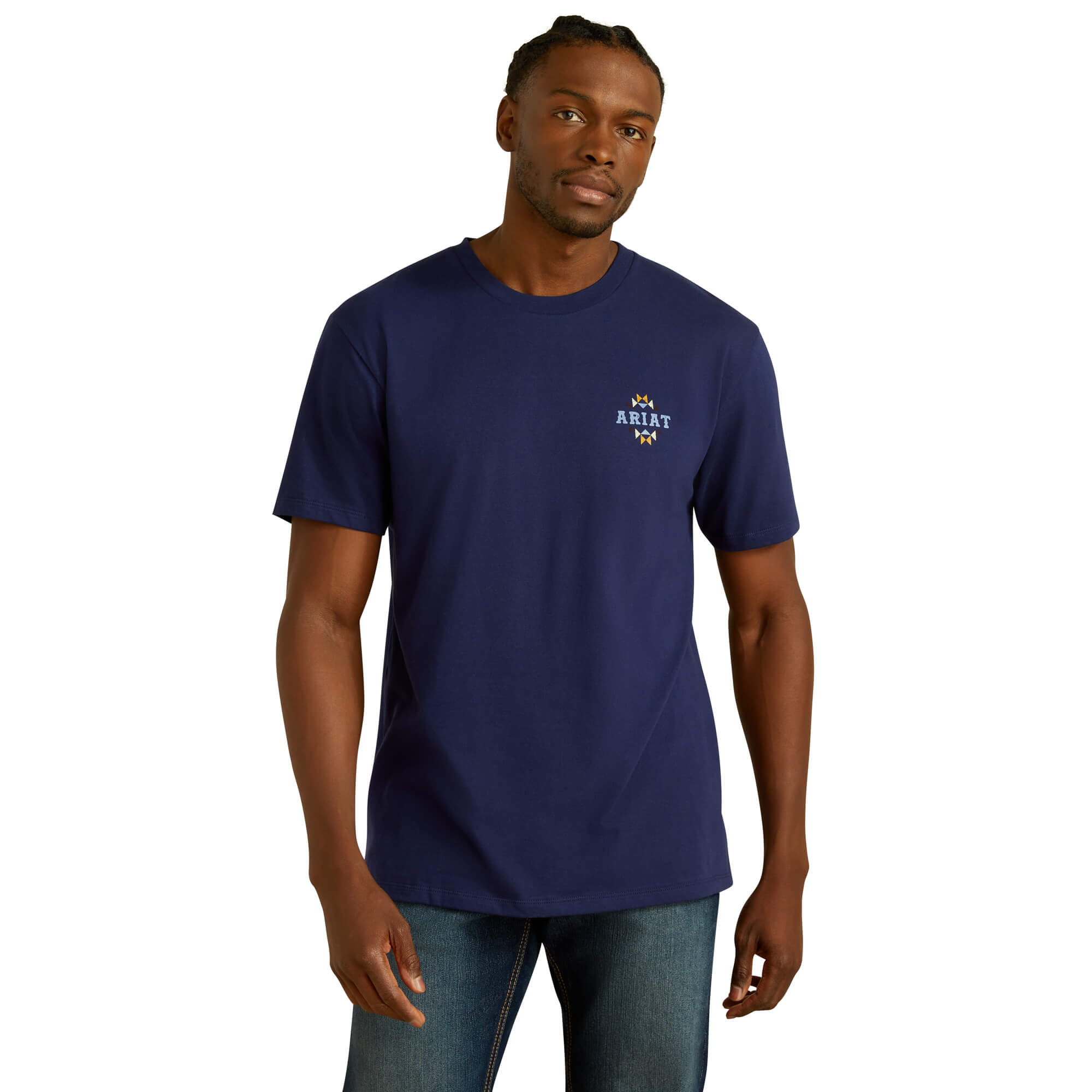 Ariat Medieval Blue Woven West T-Shirt