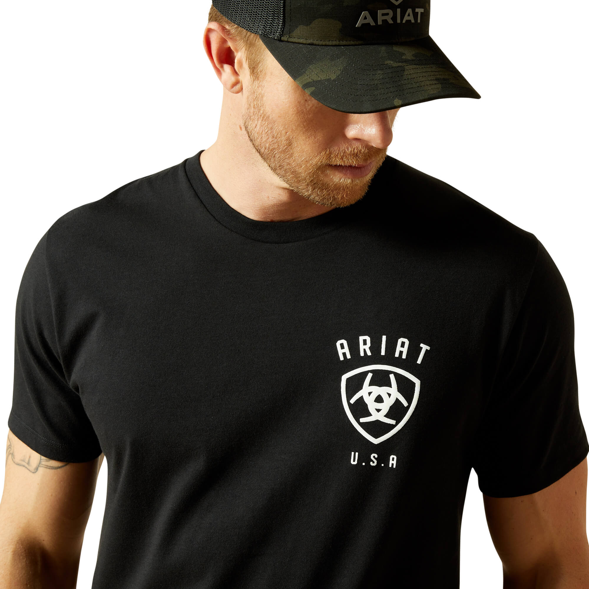 Ariat Black Faded Bull T-Shirt