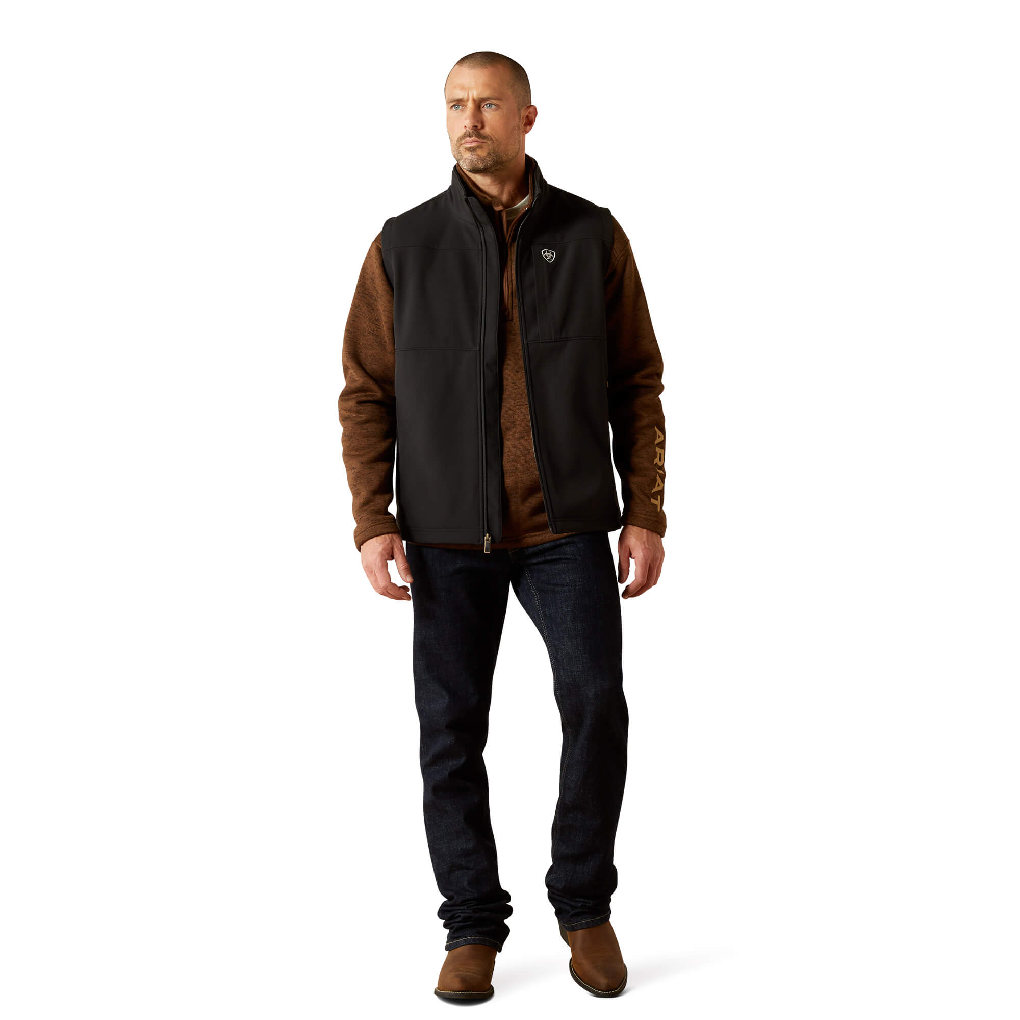 Ariat Black Vernon Softshell Vest