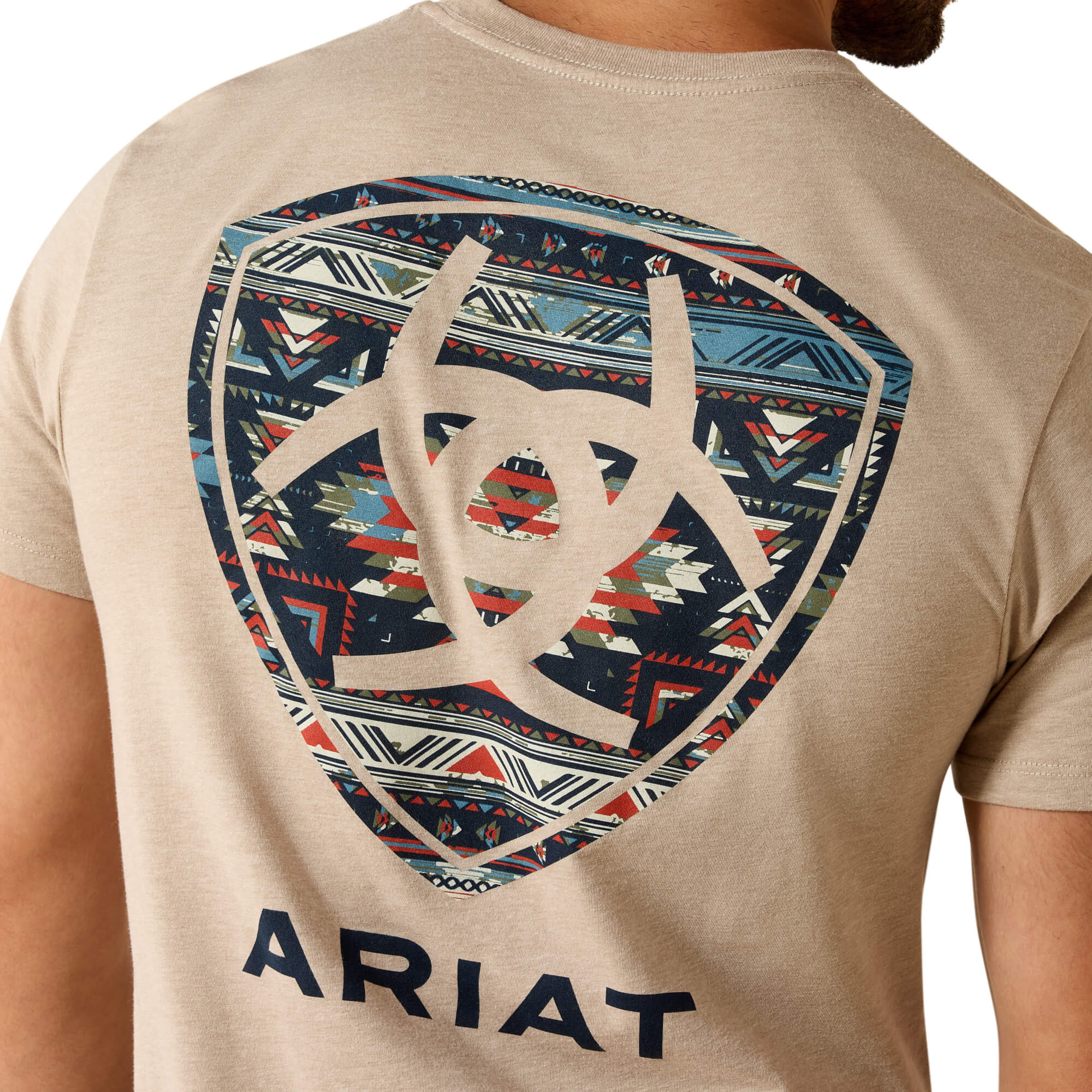 Ariat Brindle Heather Sandstone Shield T-Shirt