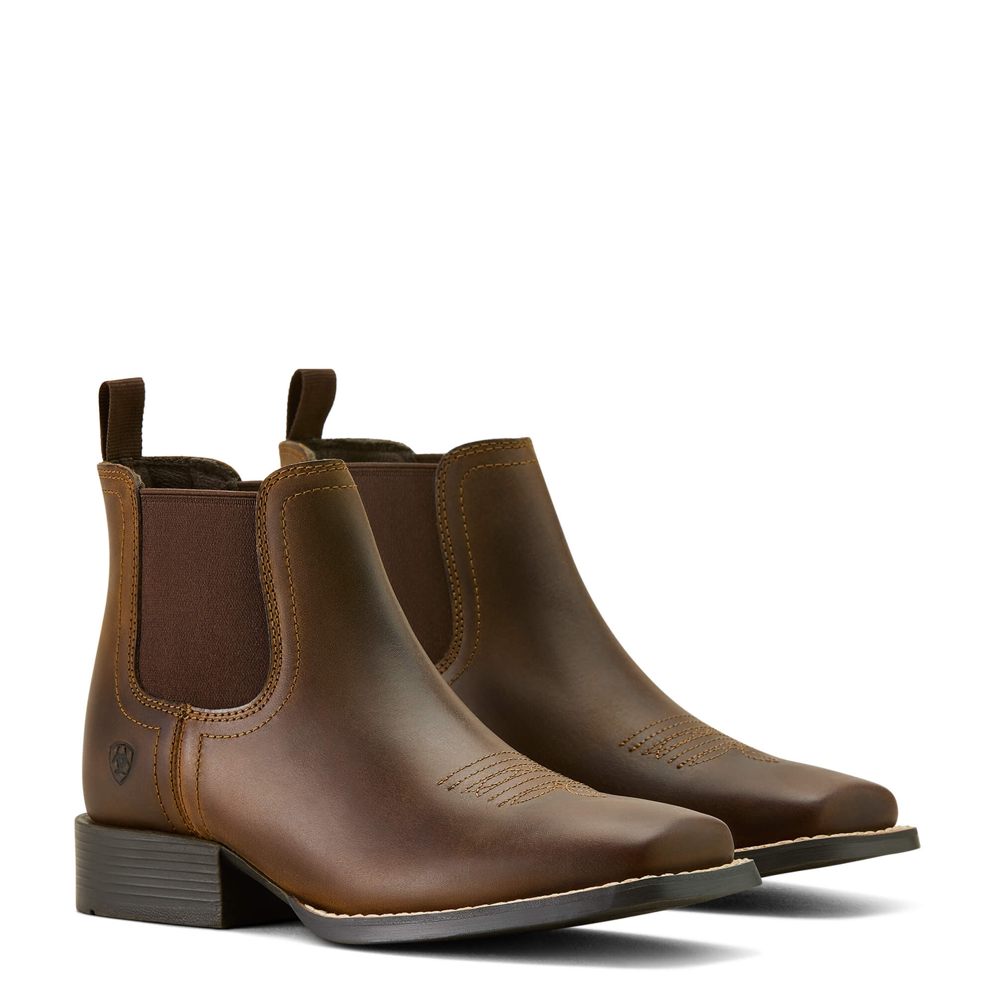 Ariat Youth Distressed Brown Chelsea Booker Western Boot