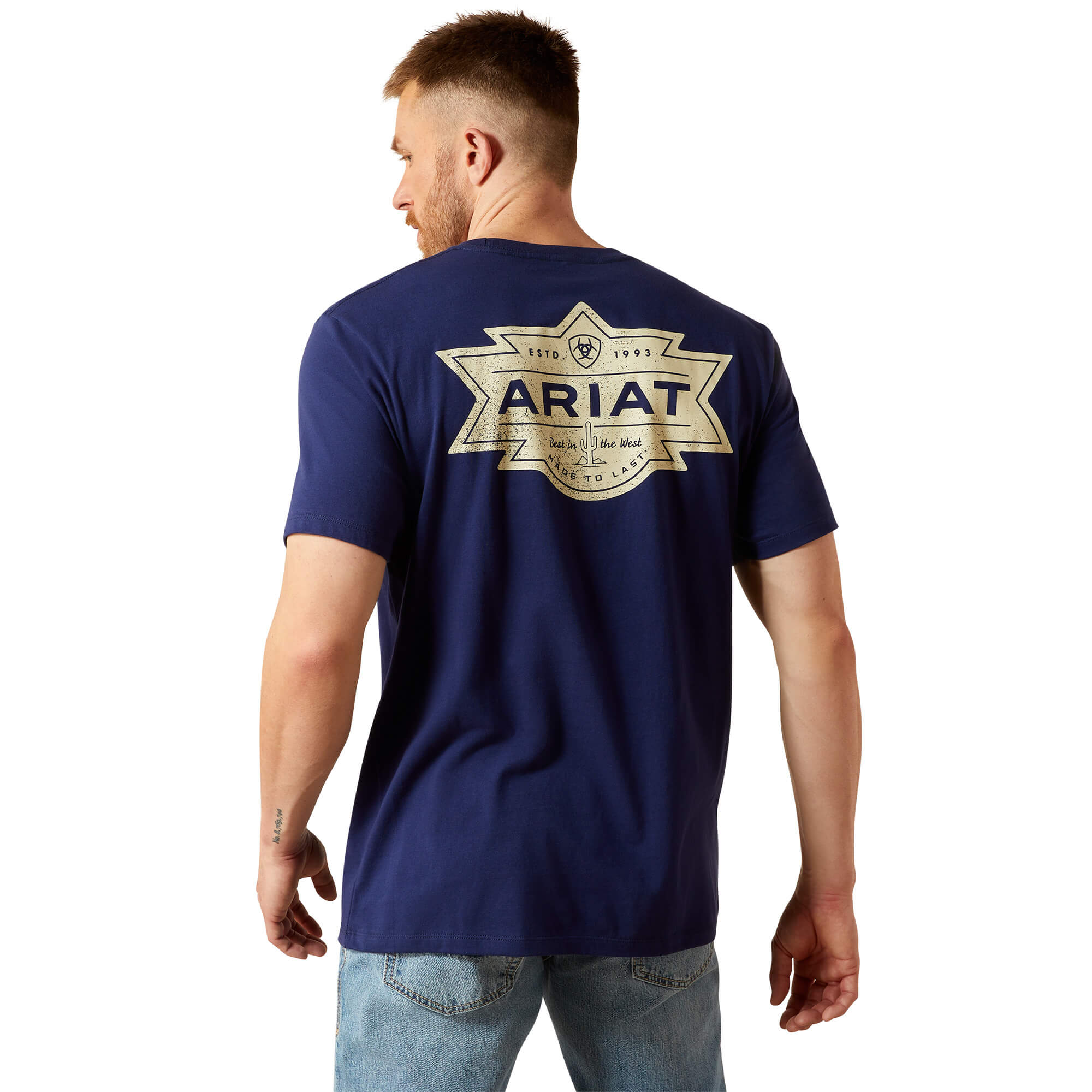Ariat Medieval Blue Motif Lock Up T-Shirt