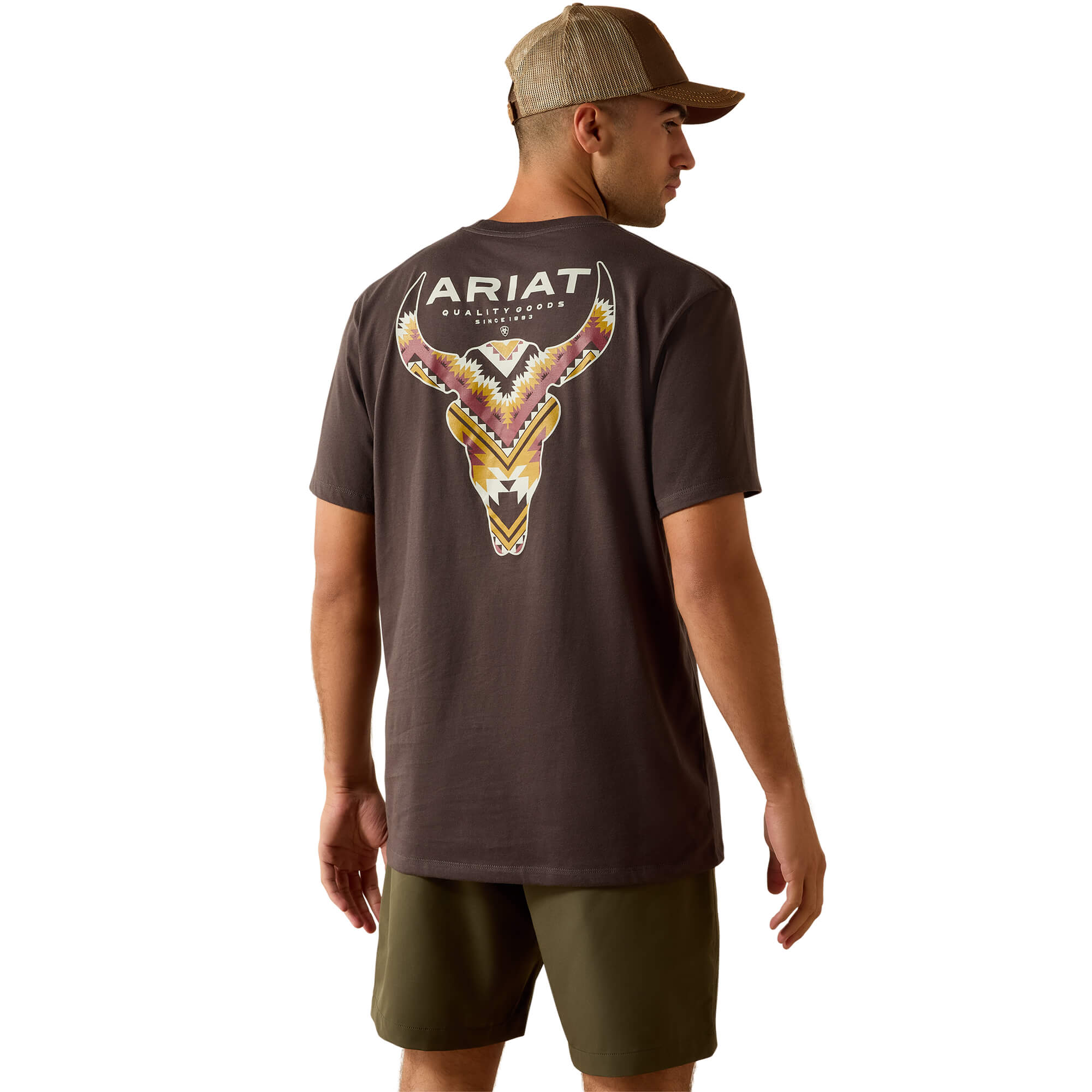 Ariat Vintage Black Southwest Longest Horn Classic Fit T-Shirt
