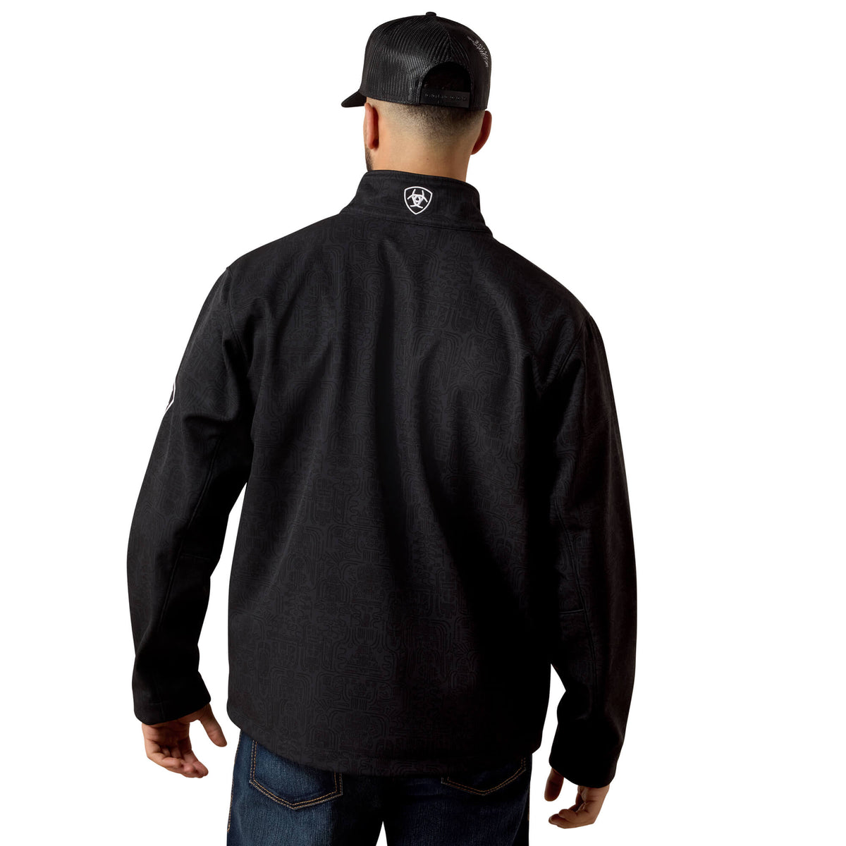 Ariat Black Mexico Logo Softshell Jacket
