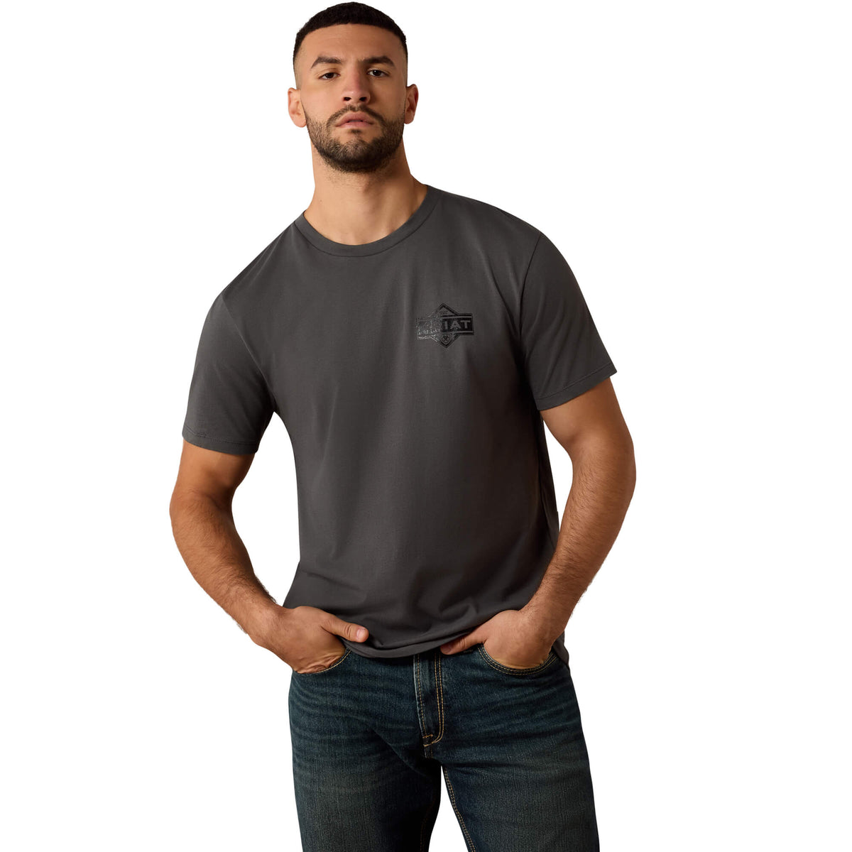 Ariat Dark Shadow Leather Diamond T-Shirt