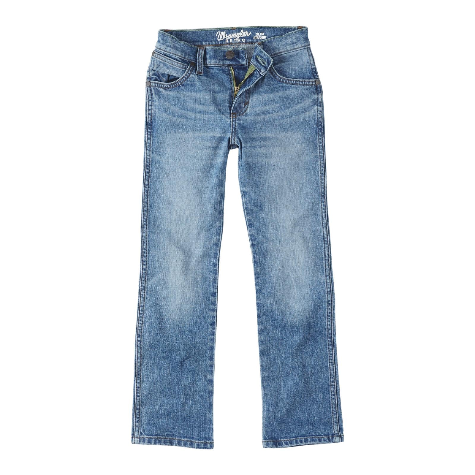 Wrangler Retro® Boys' Roughhouse Slim Straight Jean (1T-16)