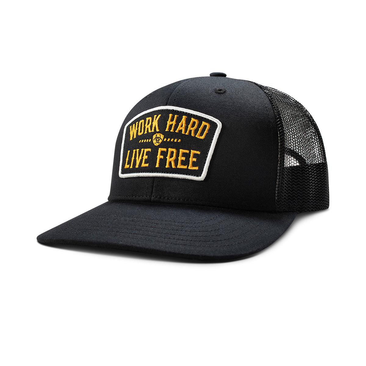 Ariat Work Black Work Hard Patch Cap