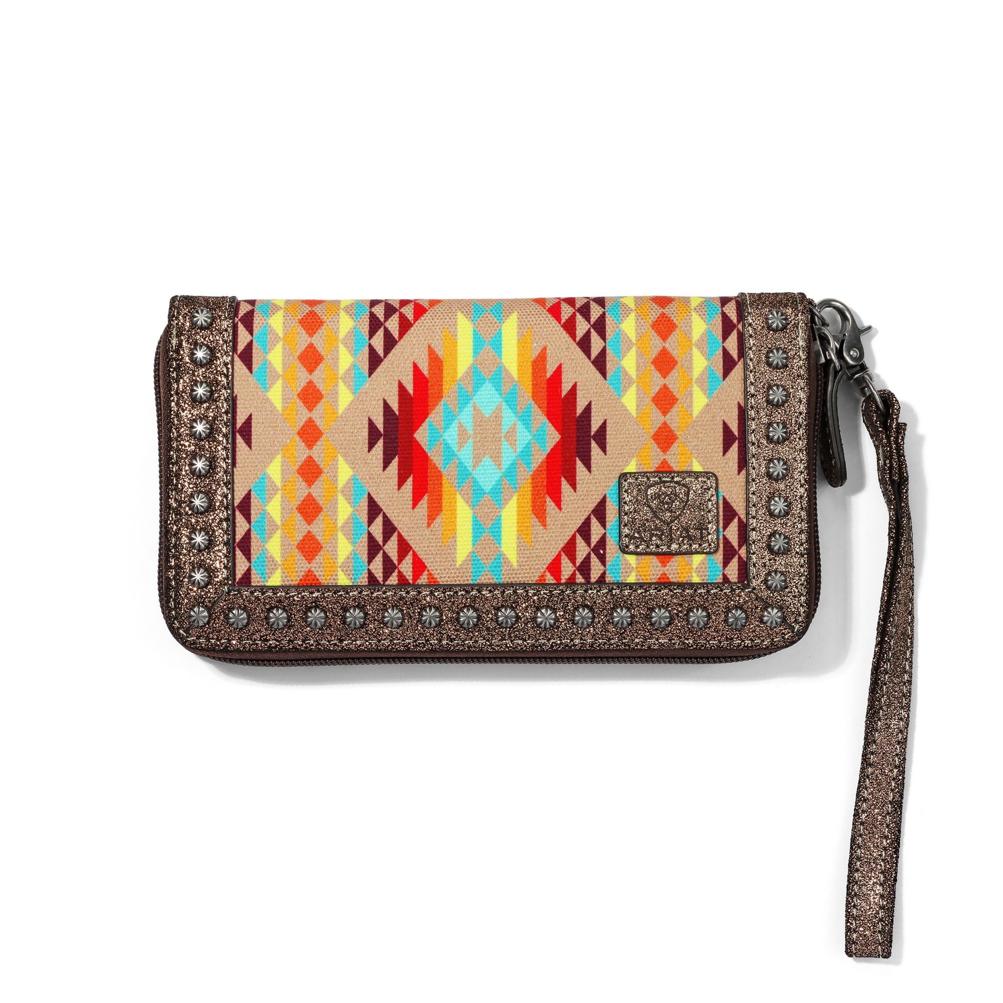 Ariat Southwest Multicolor Clutch Wallet