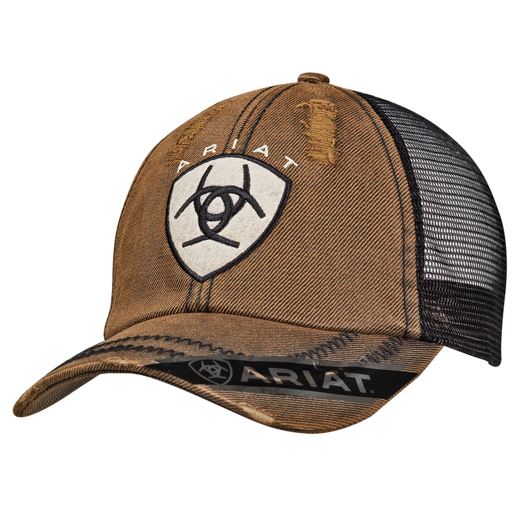 Ariat Oilskin Brown Ball Cap