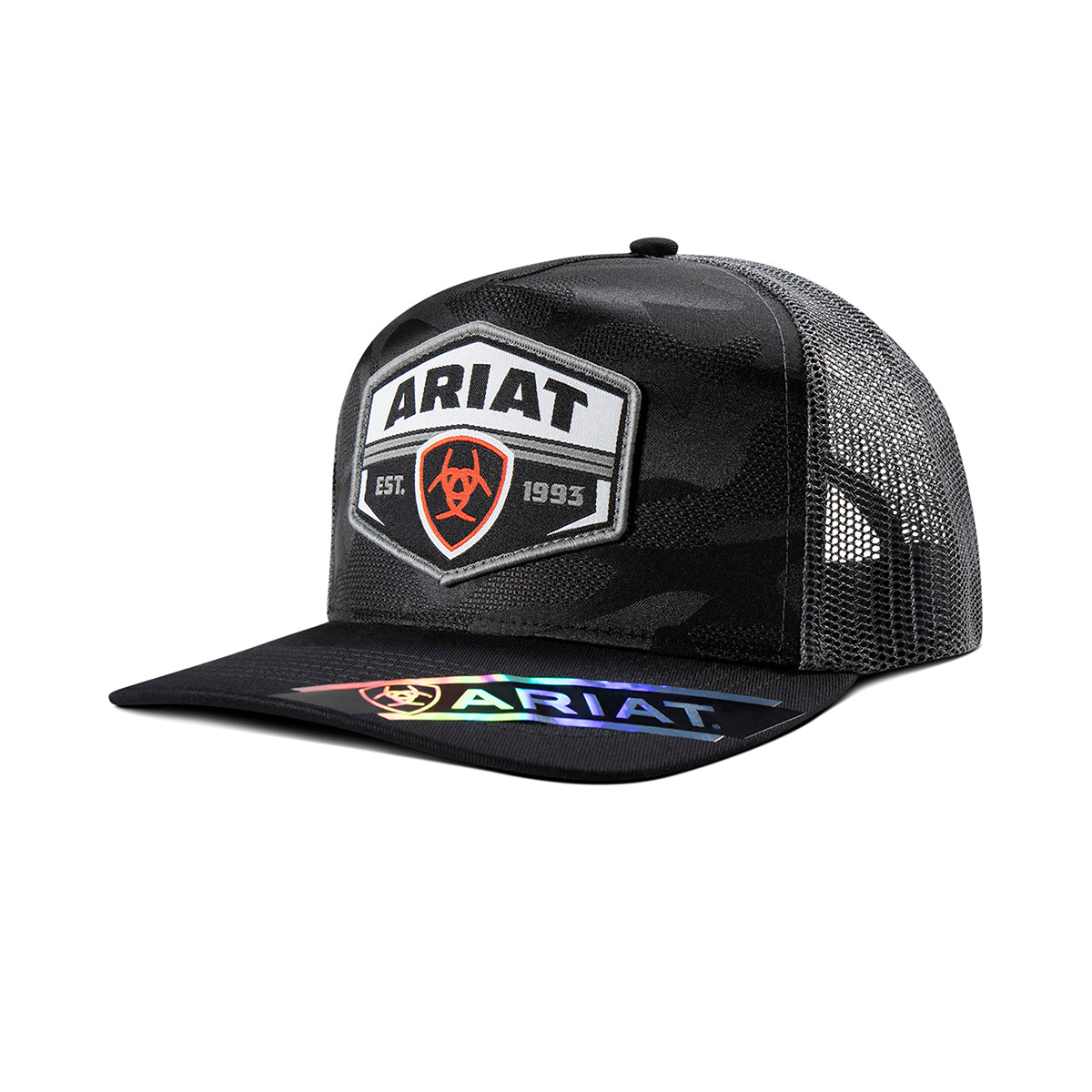 Ariat Black Camo Patch Cap