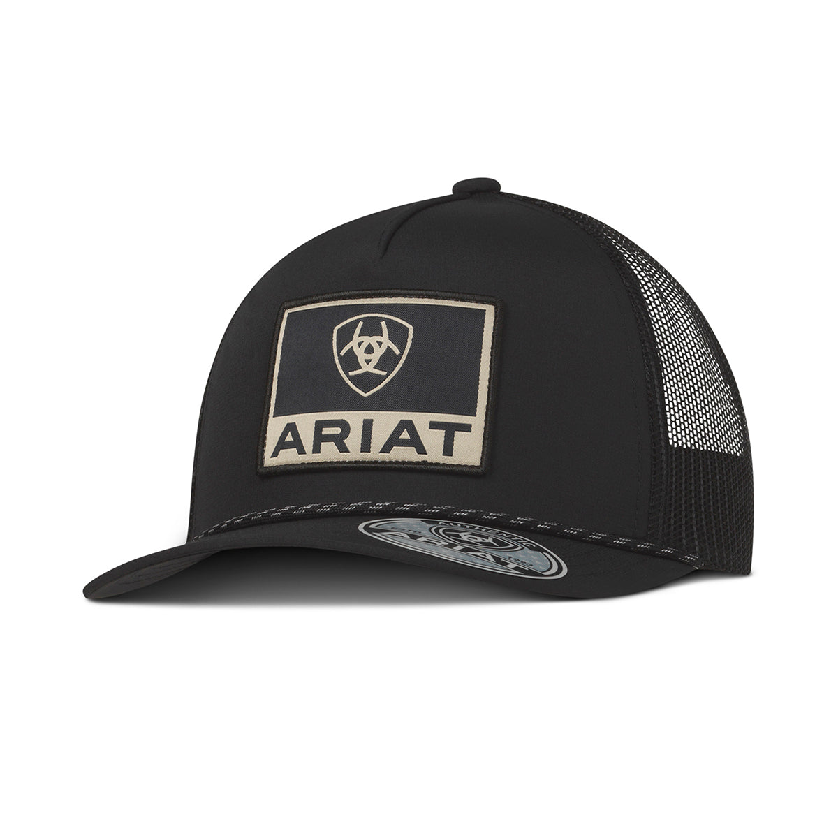 Ariat Black Patch Rope Brim Cap