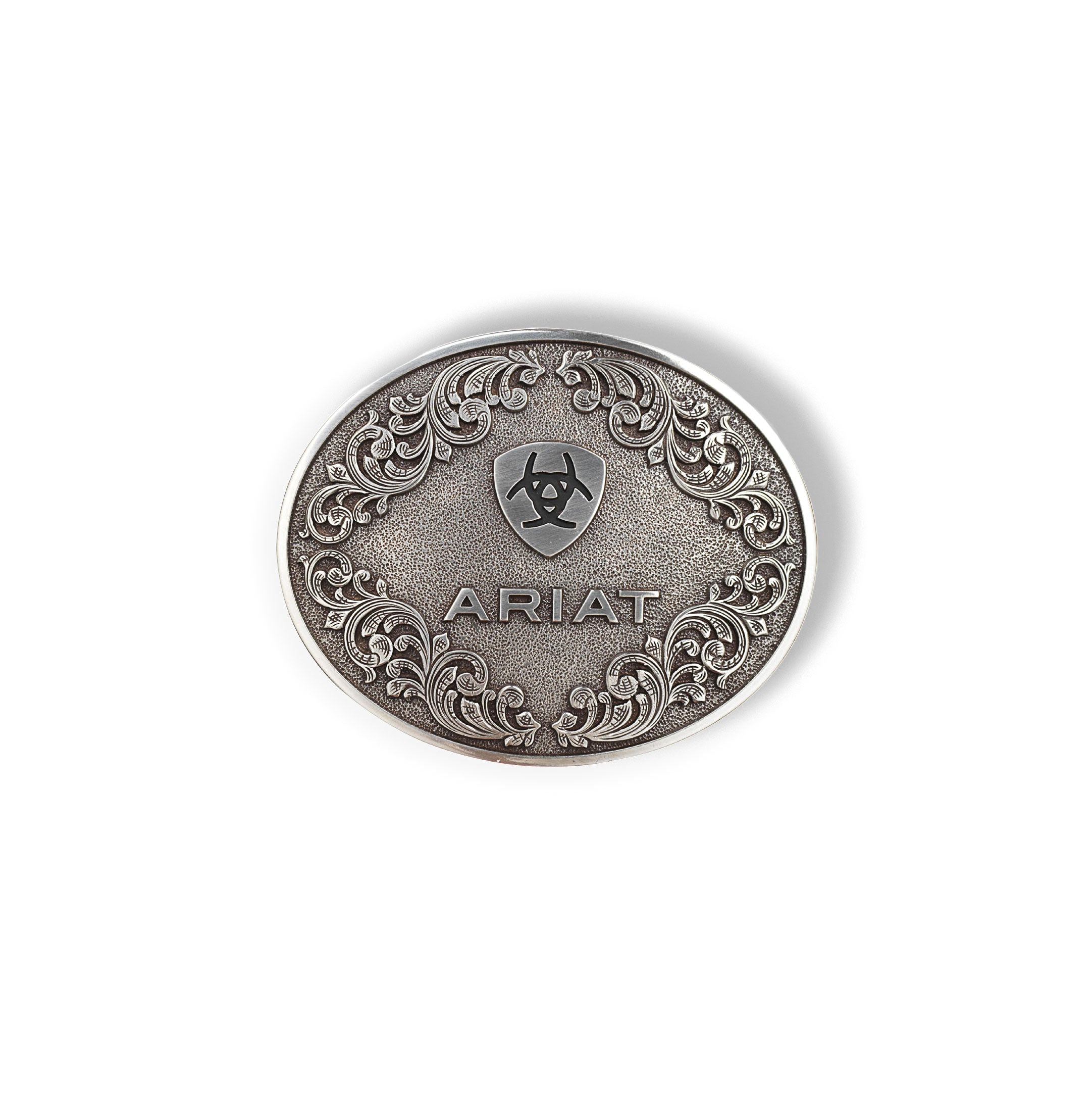 Ariat Silver Oval Belt Buckle