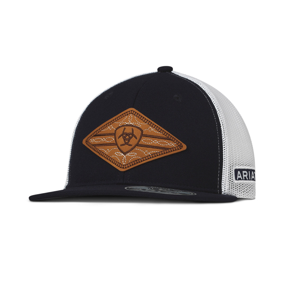 Ariat Navy Boot Stitch Patch Cap