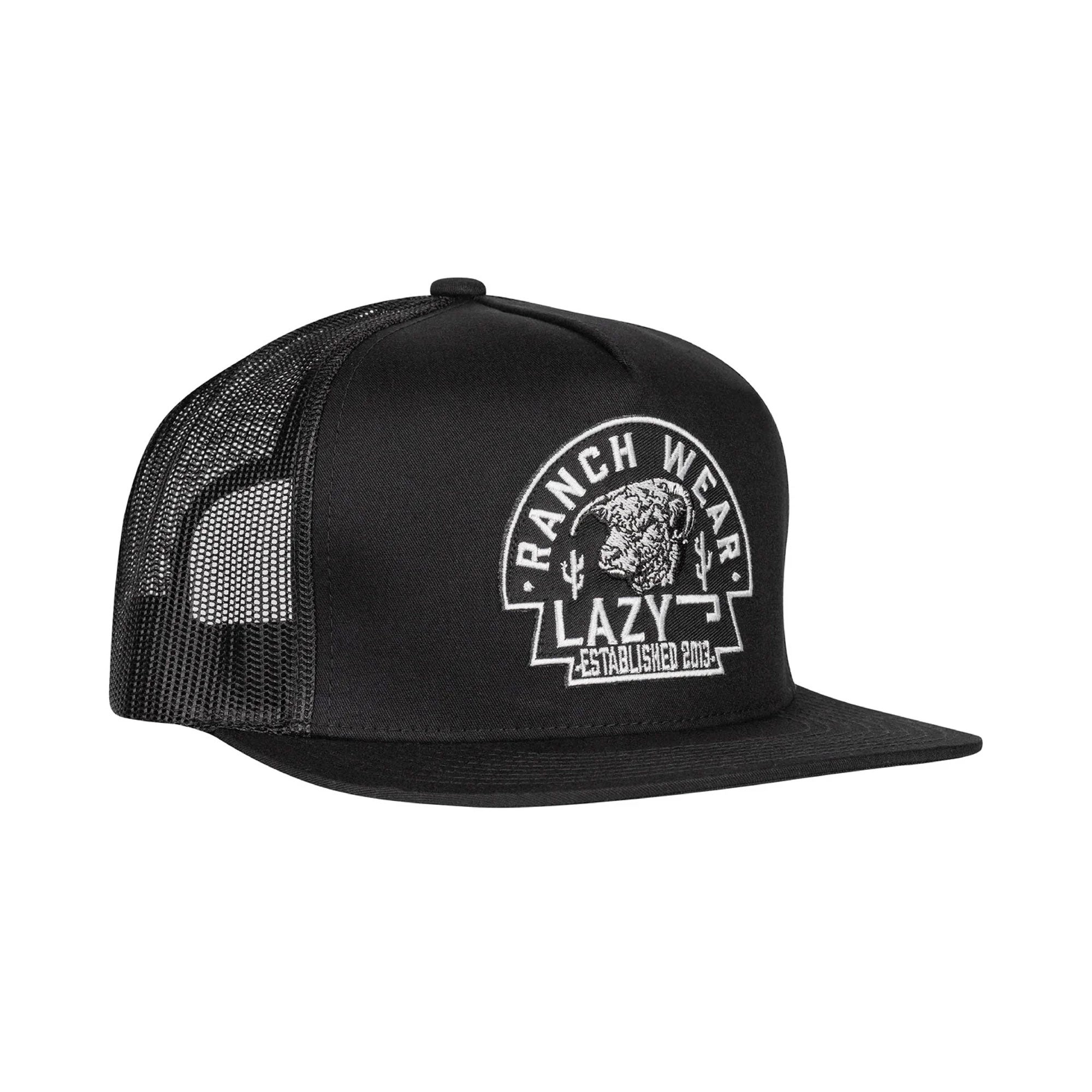 Lazy J Ranch Wear Black Arrowhead Cap