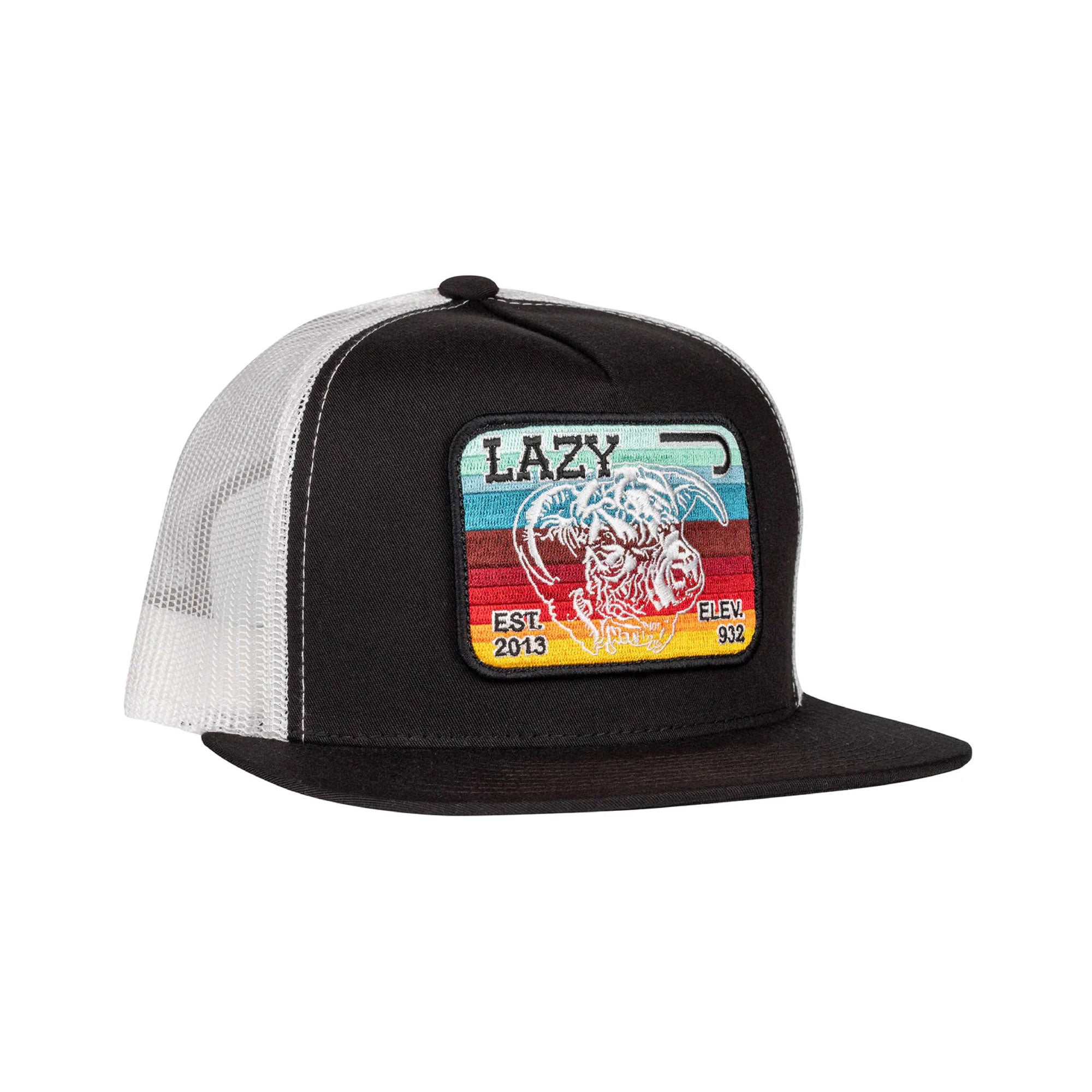 Lazy J Ranch Wear Black & White Serape Elevation Cap