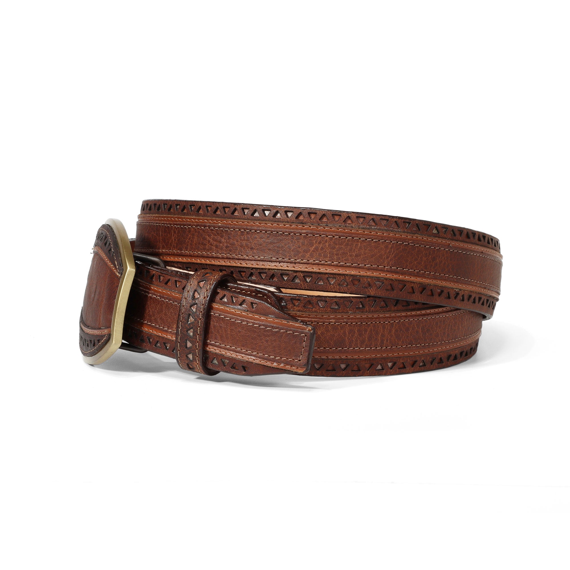 Los Altos Laser Rage Walnut Belt