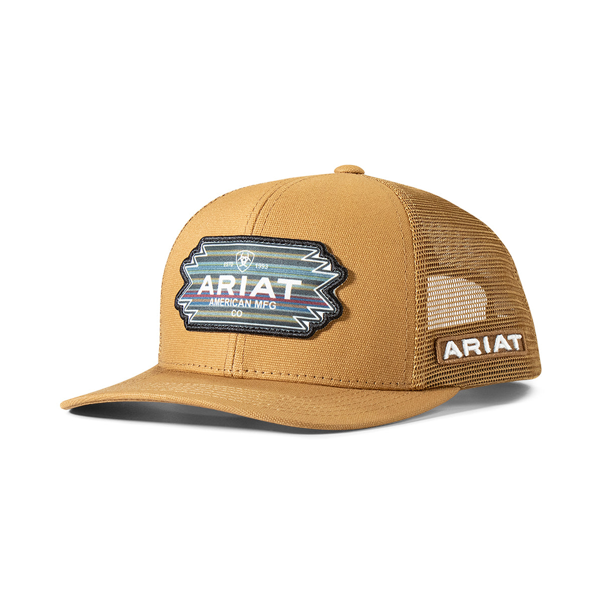 Ariat Gold Tan Southwest Patch Cap