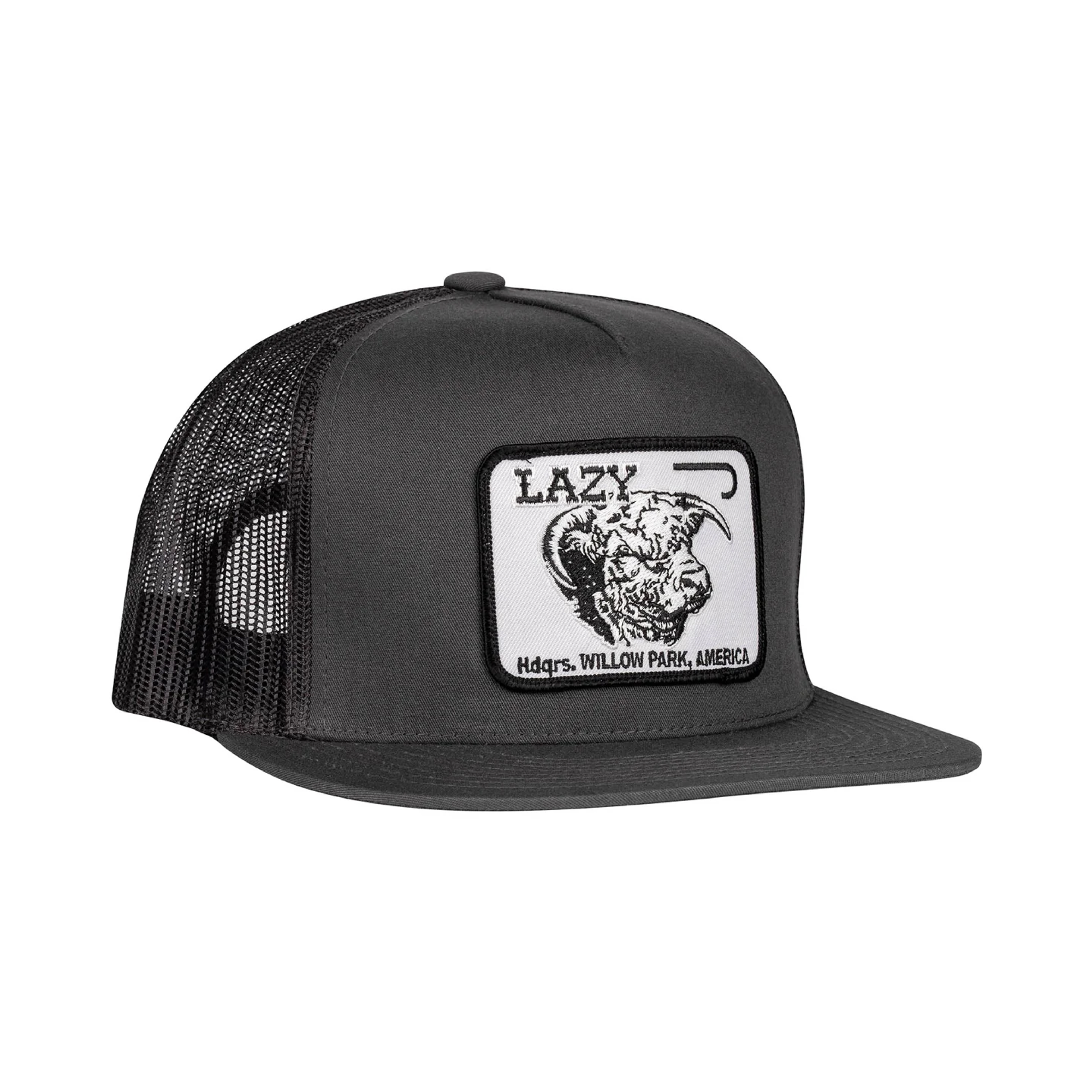 Lazy J Ranch Wear Charcoal Cattle Headquarters Cap