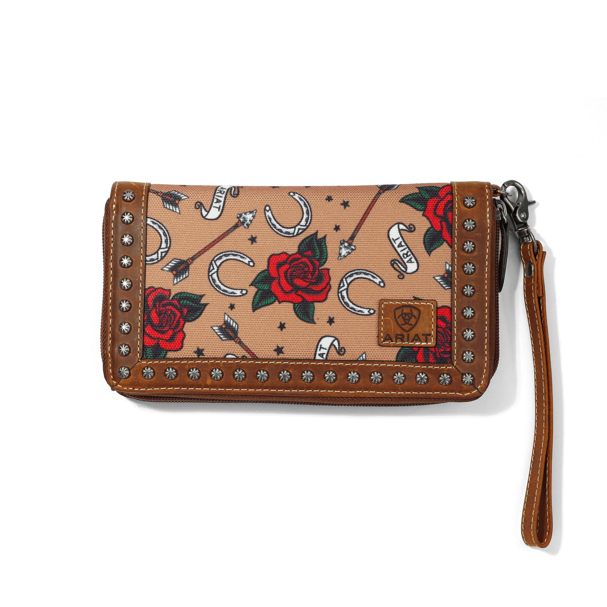 Ariat Rose Arrows Clutch Wallet