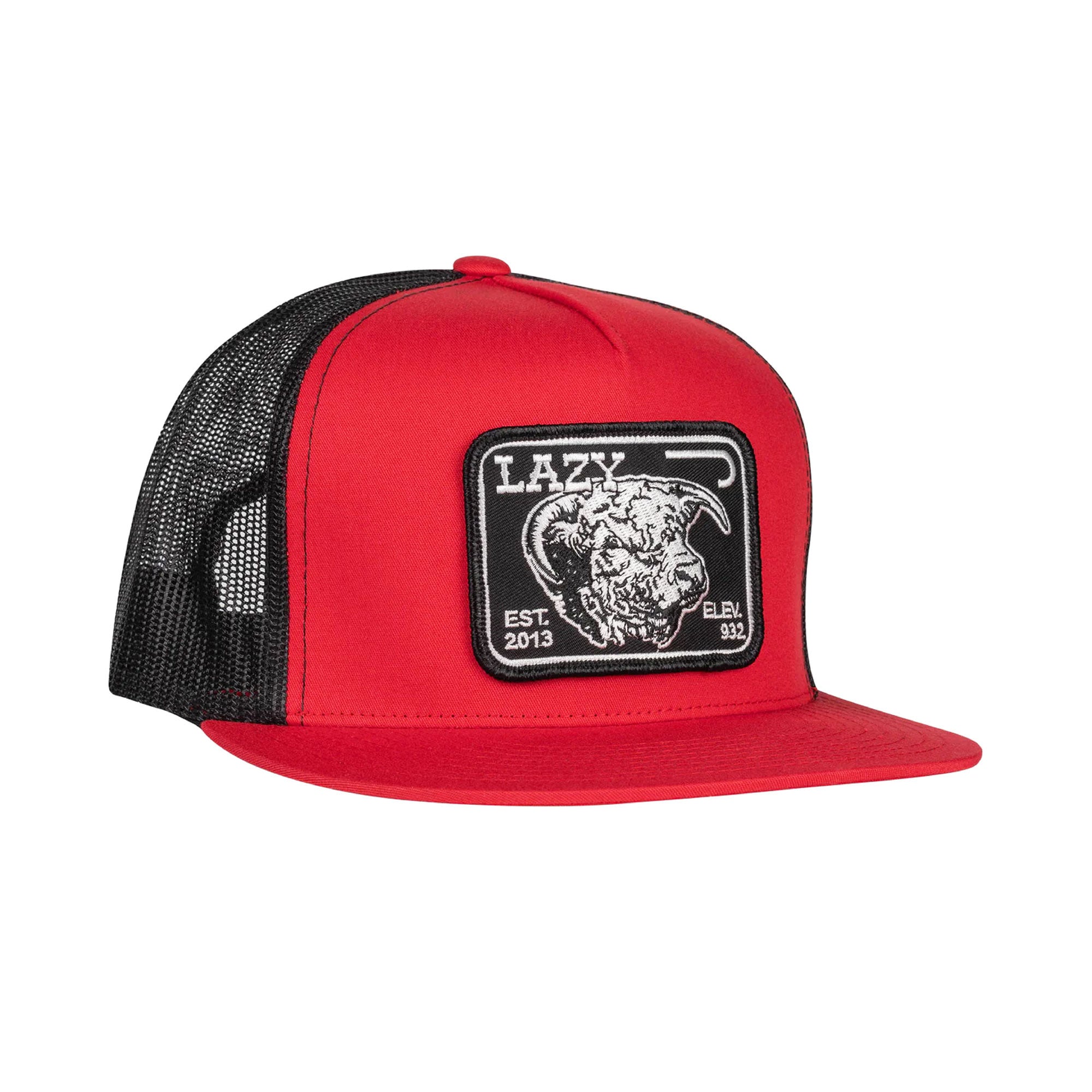 Lazy J Ranch Wear Red & Black Elevation Cap