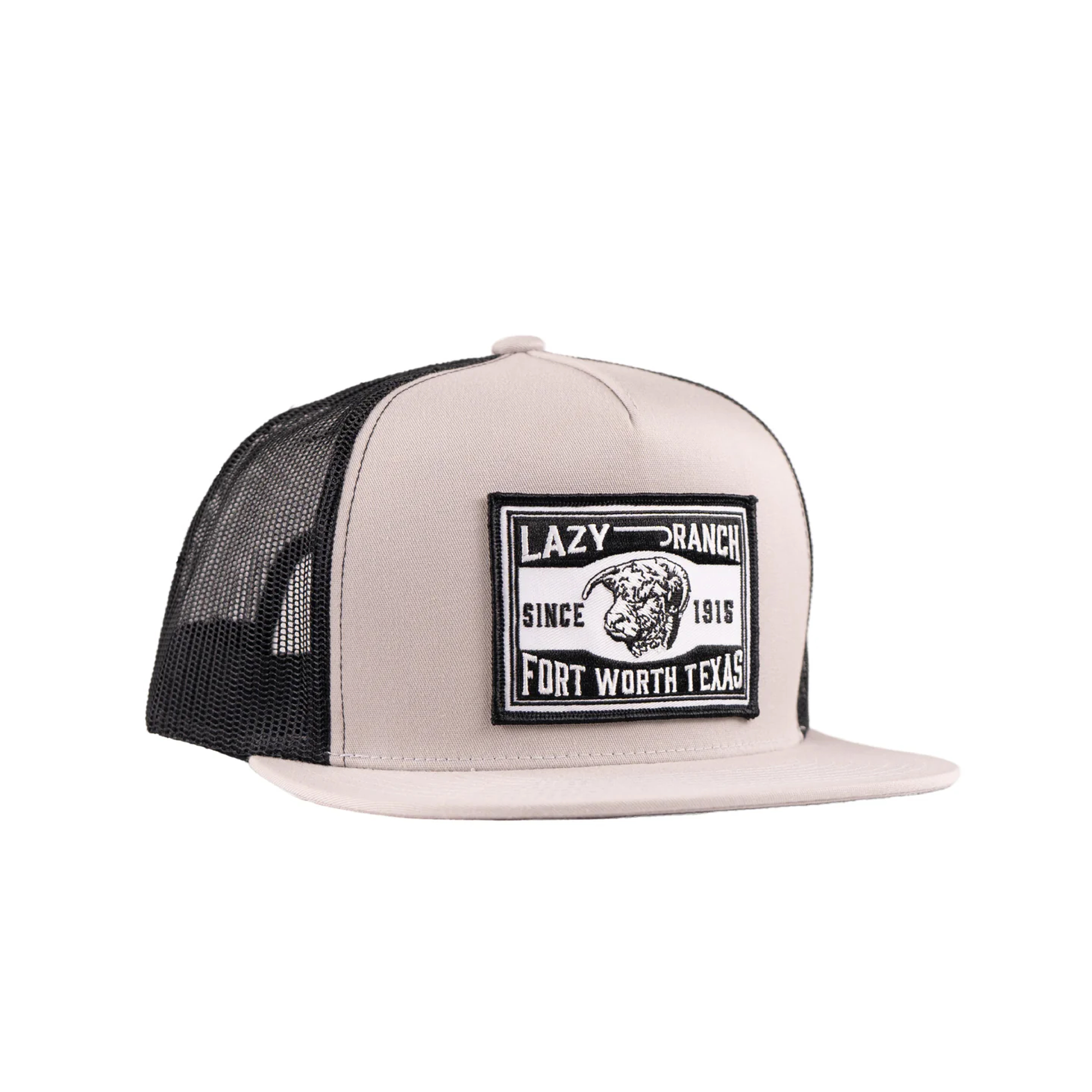 Lazy J Ranch Silver & Black Fort Worth Cap