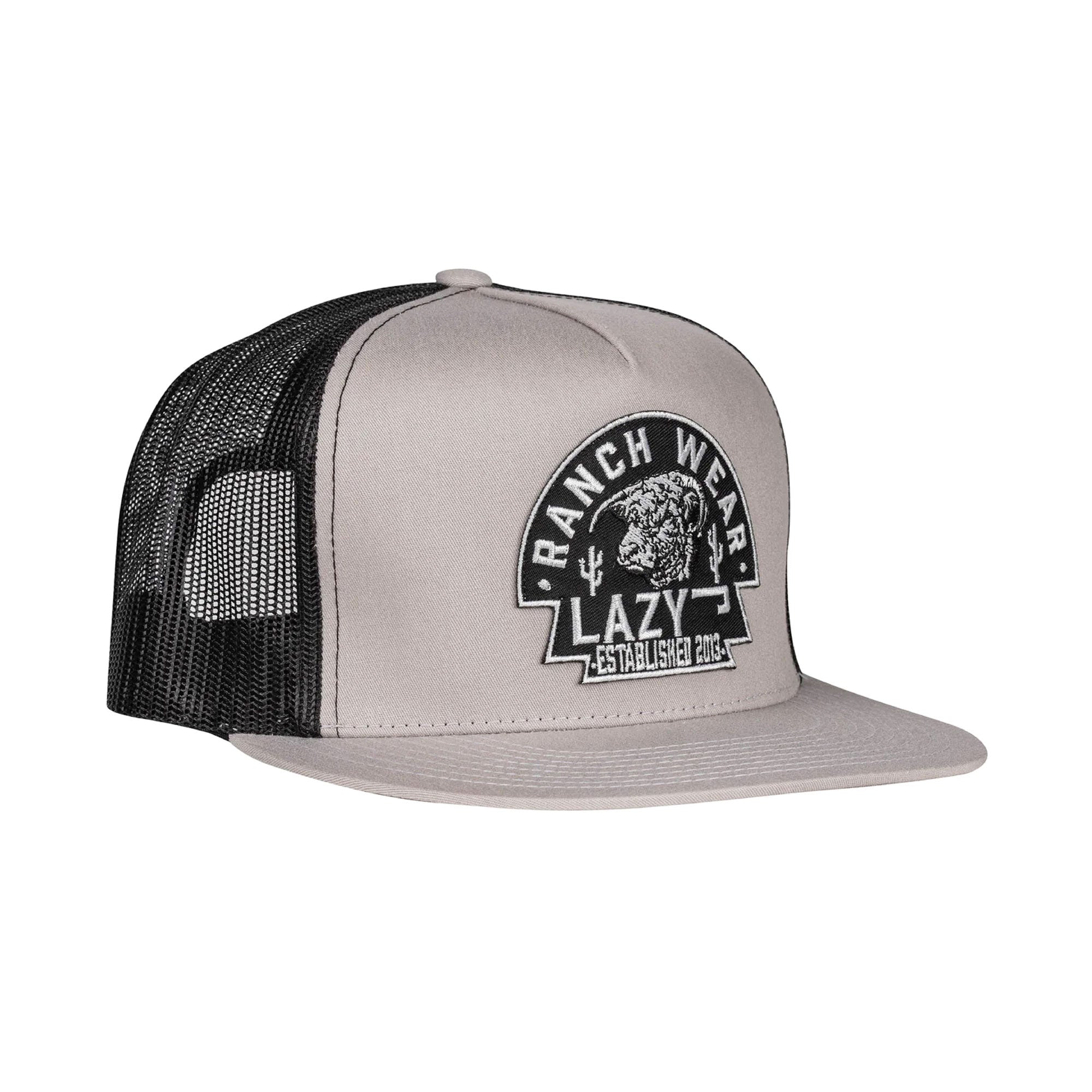 Lazy J Ranch Wear Silver & Black Arrowhead Cap
