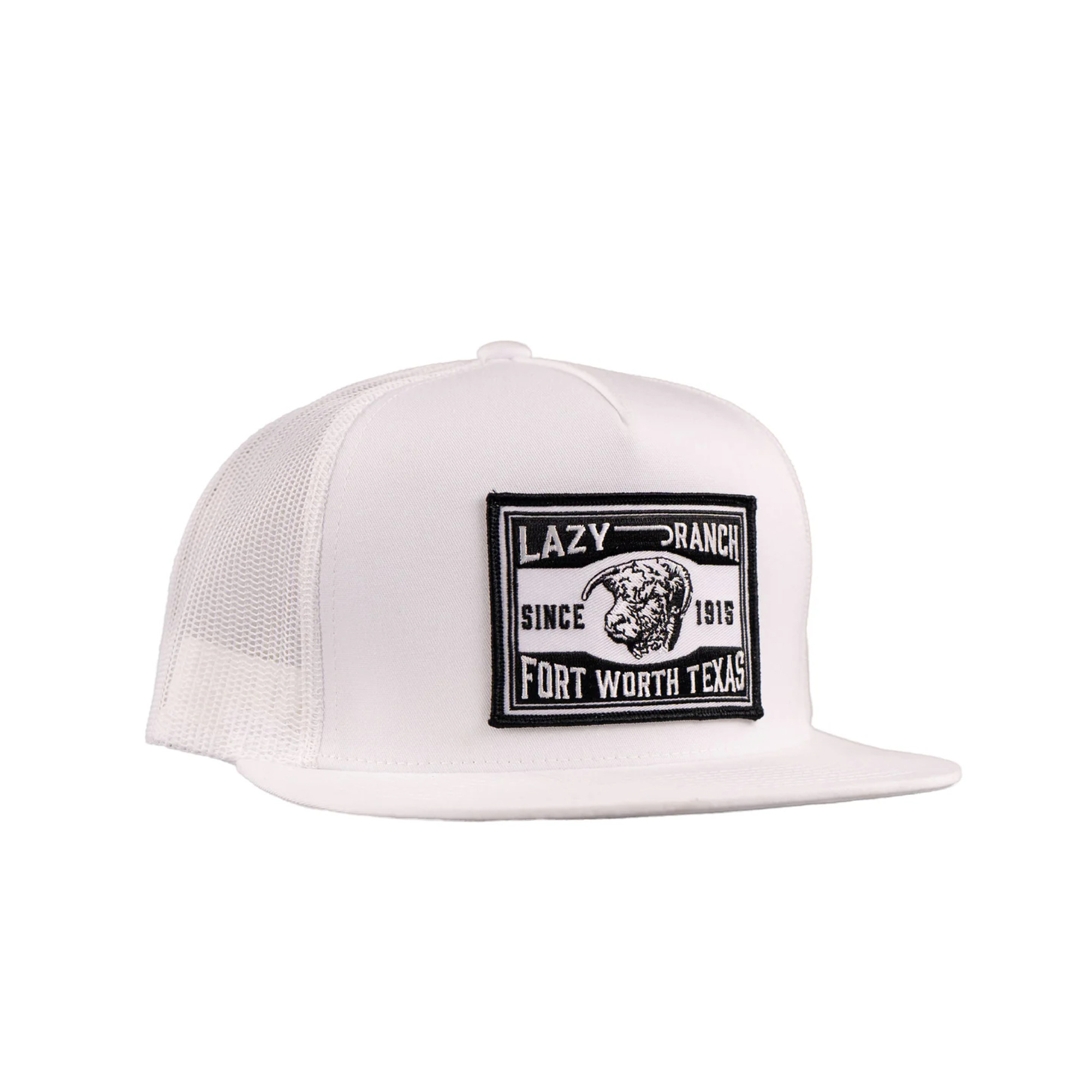 Lazy J Ranch White Fort Worth Cap
