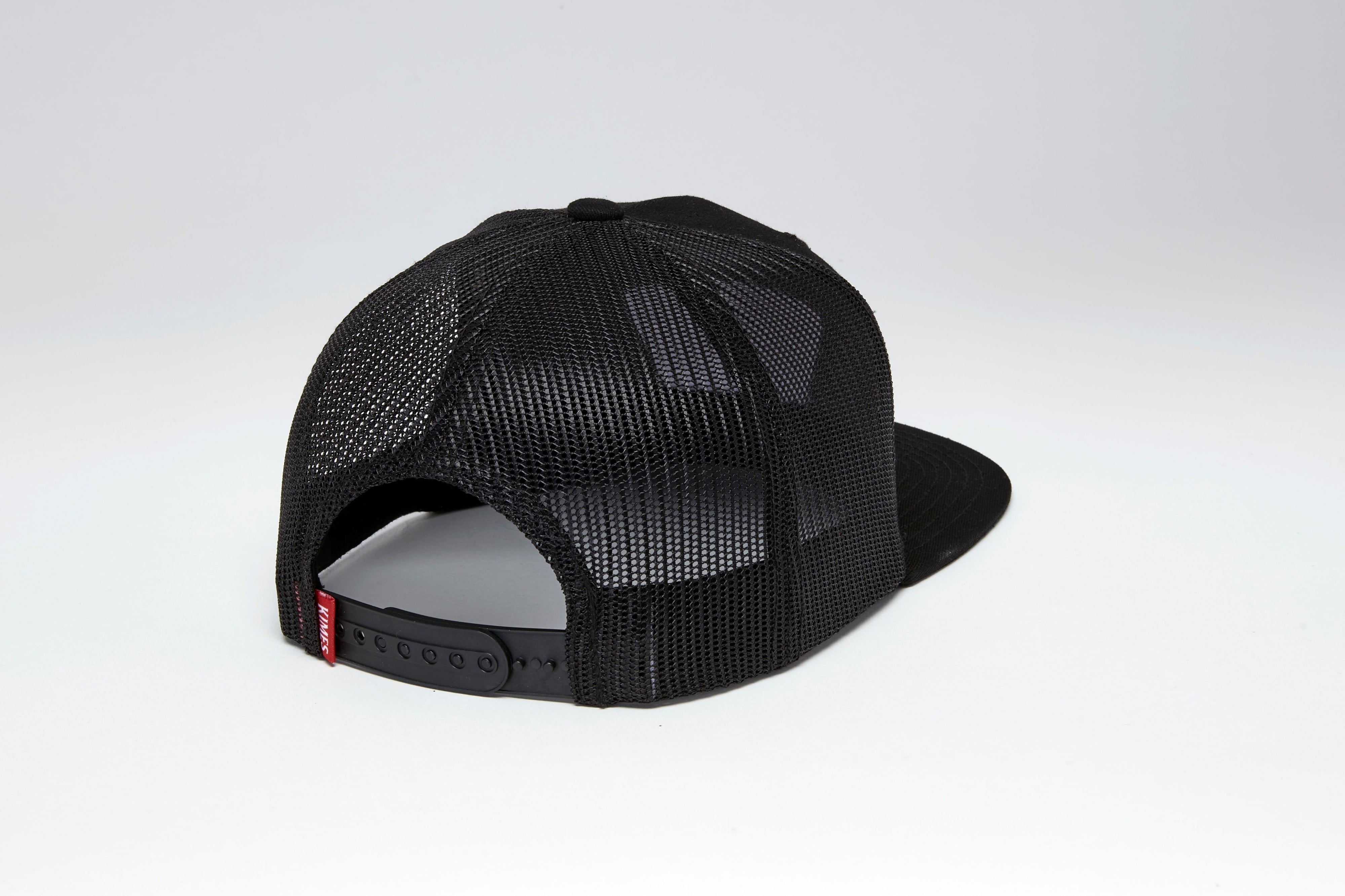 Kimes Ranch Black Tri Color Trucker Cap