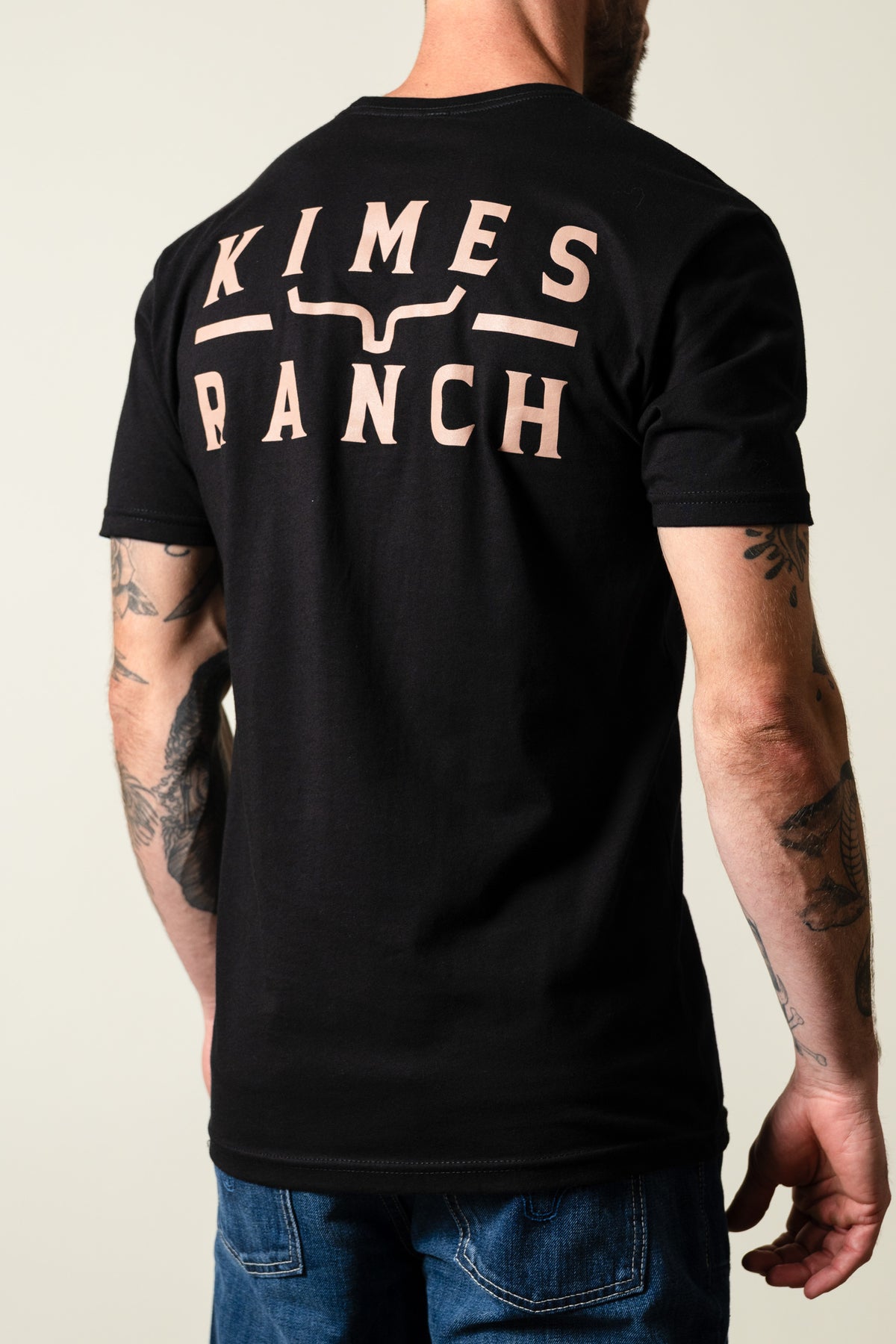 Kimes Ranch Black Back Branded T-Shirt
