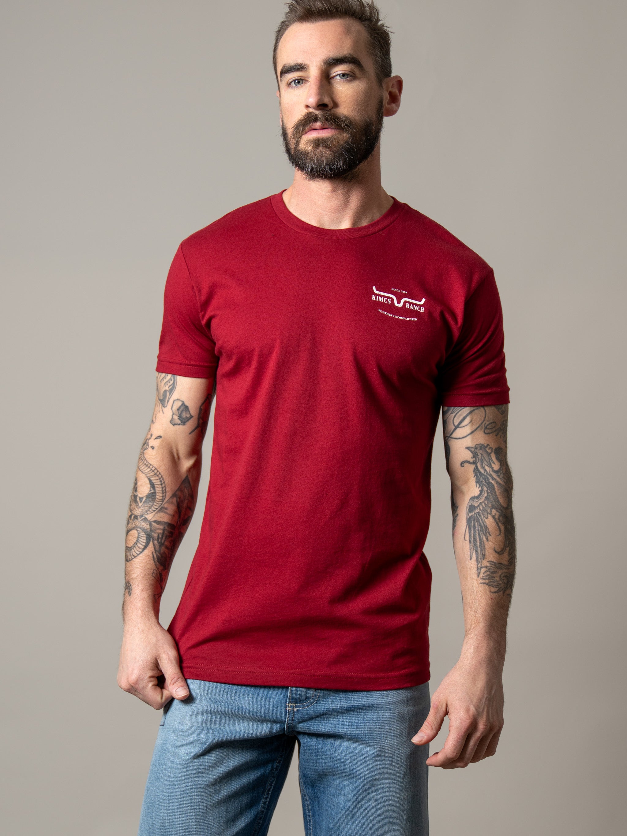 Kimes Ranch Cardinal Old West T-Shirt