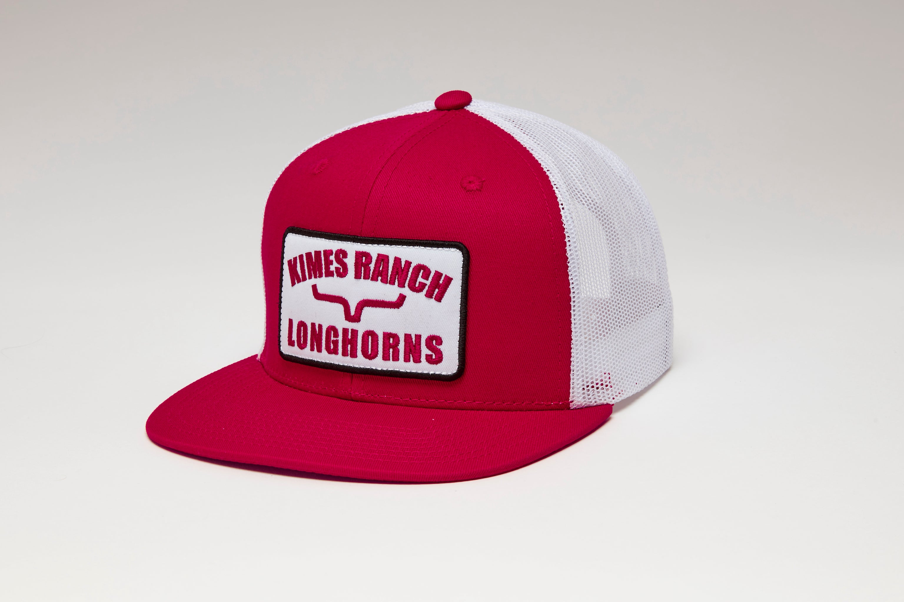 Kimes Ranch Red & White LJC Trucker Cap