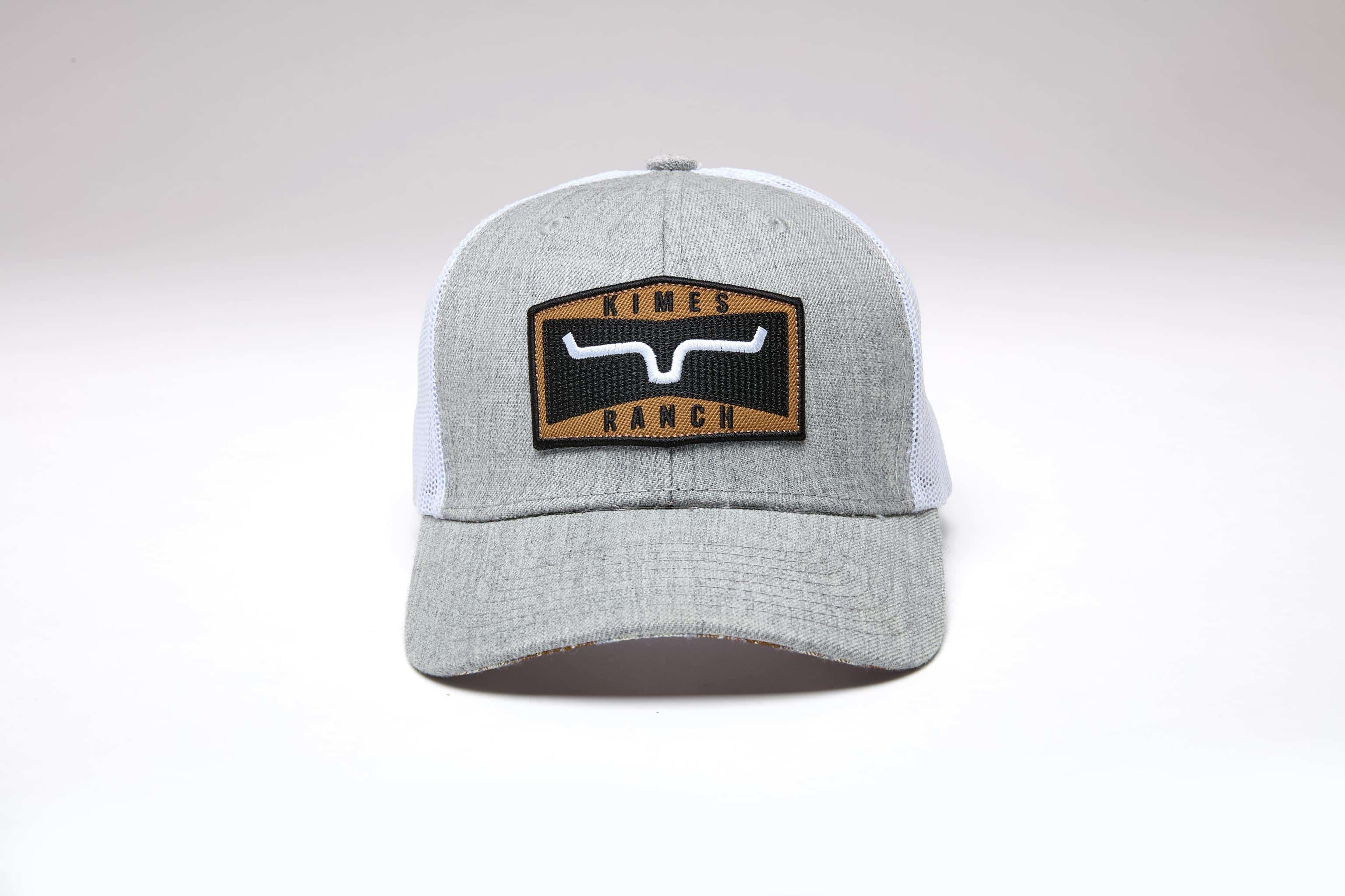 Kimes Ranch Grey Heather Railway Trucker Cap