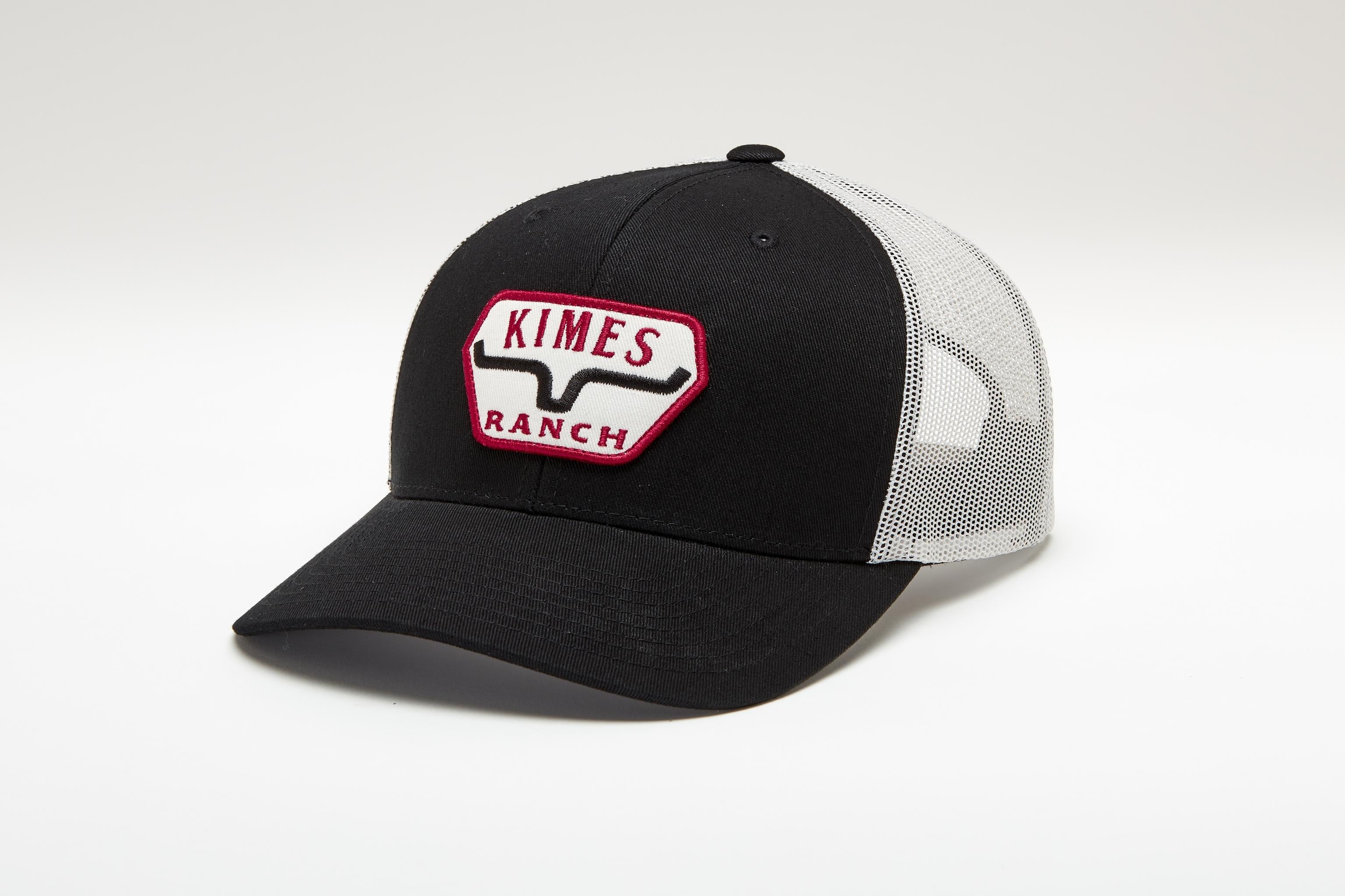 Kimes Ranch Black & Silver The Distance Trucker Cap