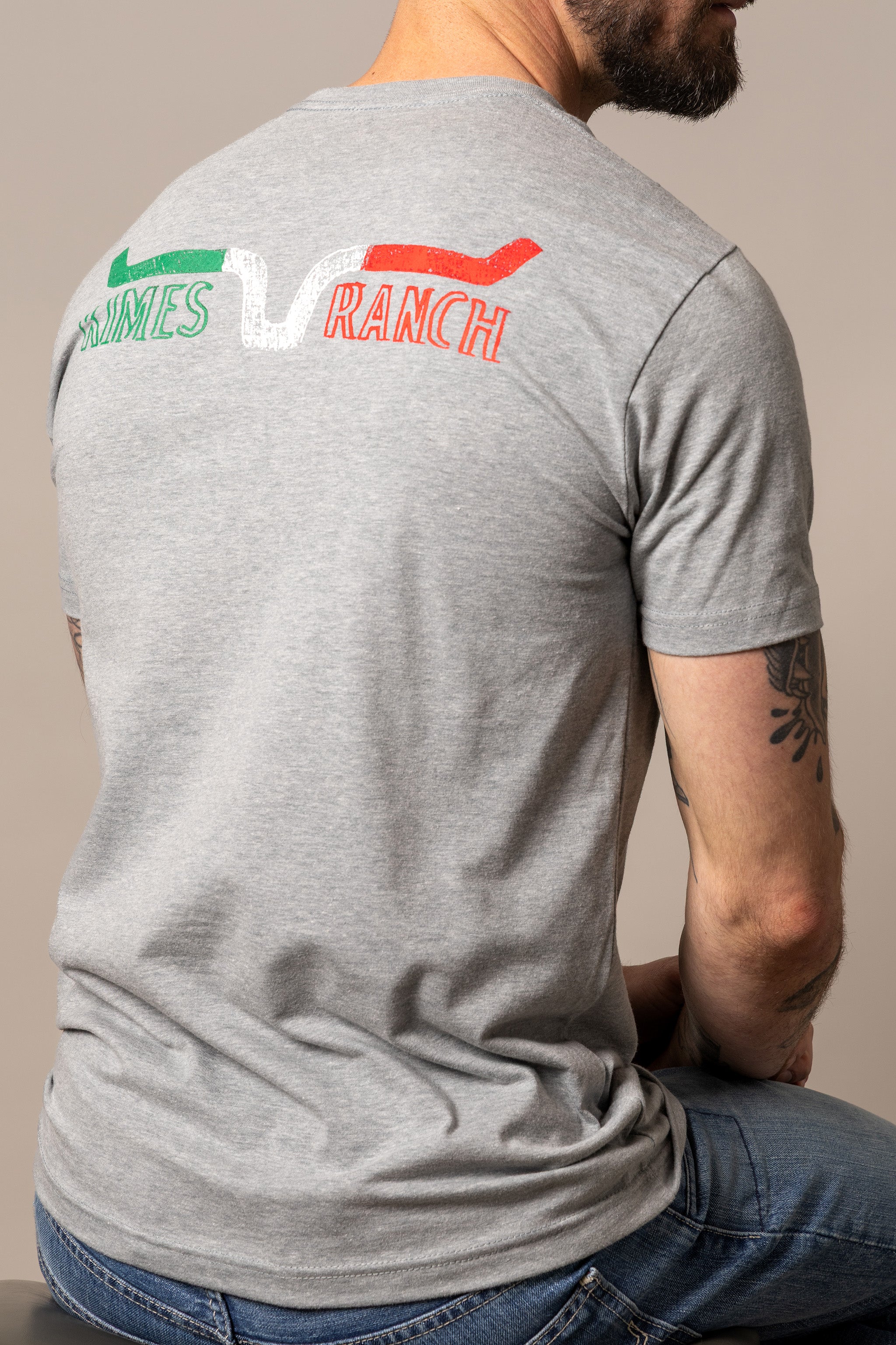 Kimes Ranch Dibujada Grey Heather T-Shirt