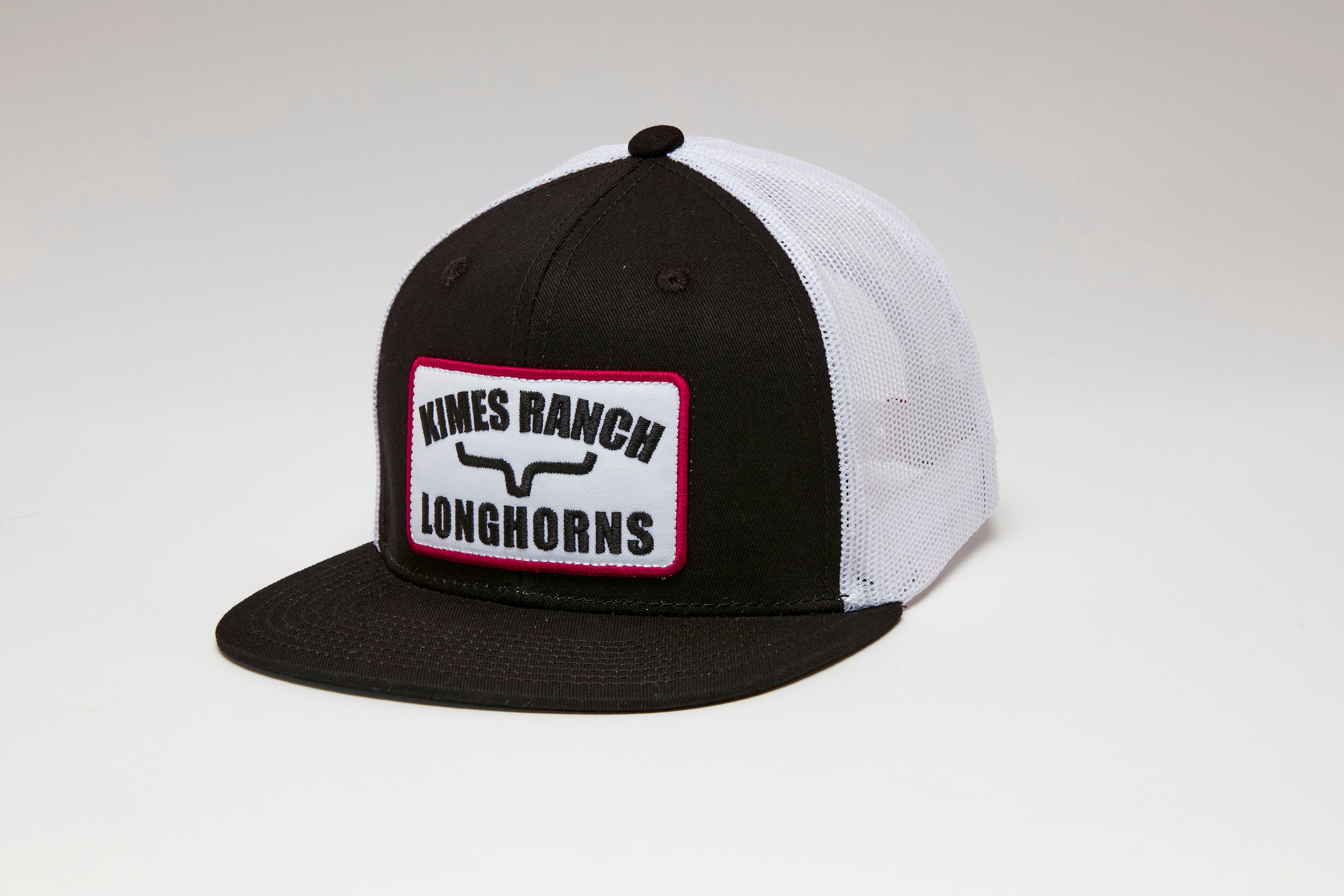 Kimes Ranch Black & White LJC Trucker Cap