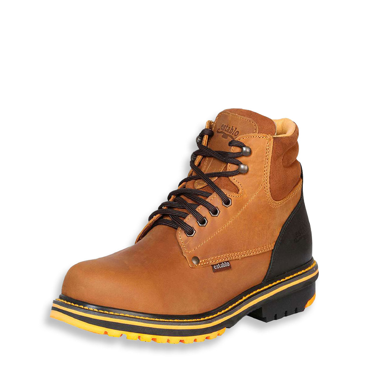 Establo Men's Mango/Black Work Boot