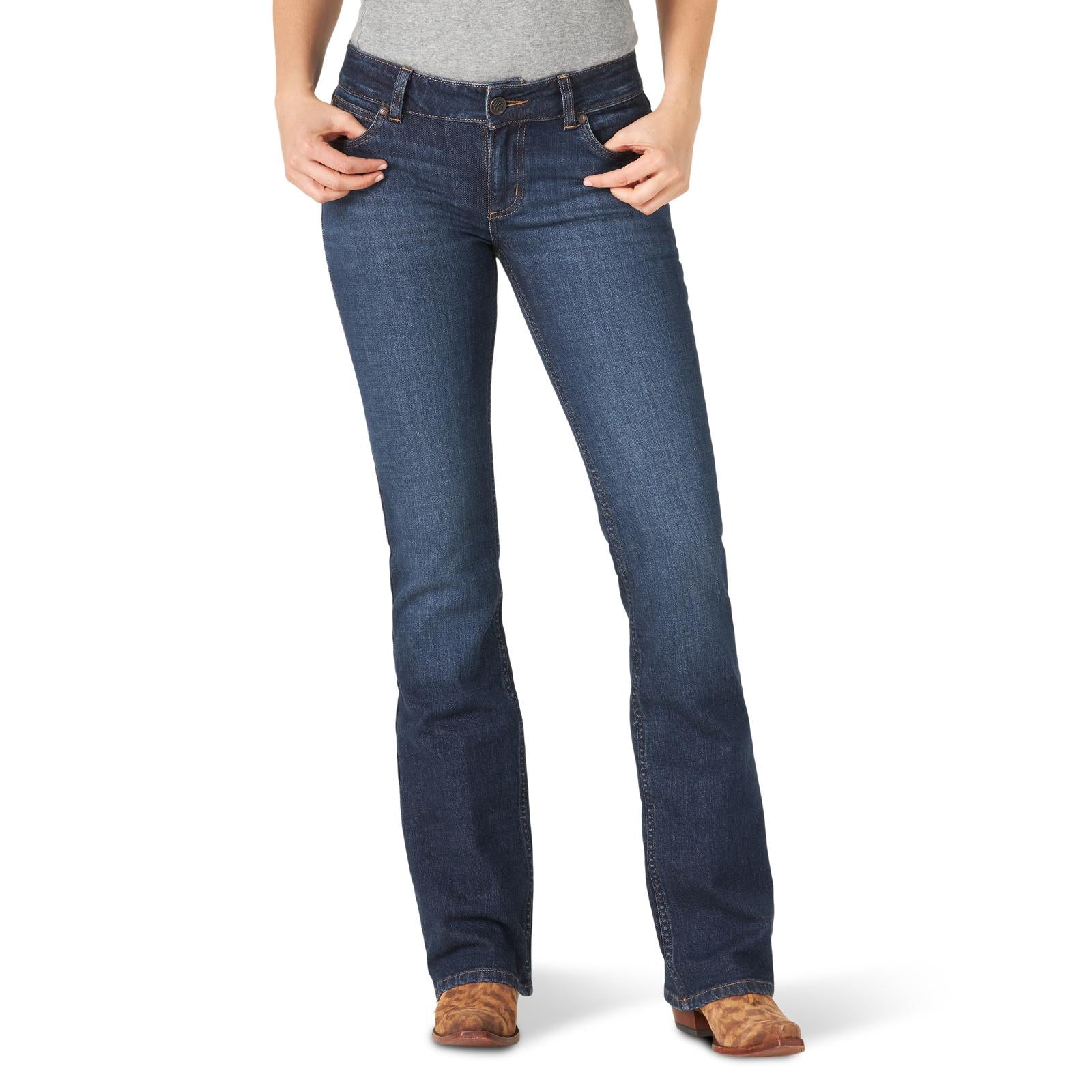 Wrangler® Retro Mae Hadley Mid Rise Bootcut