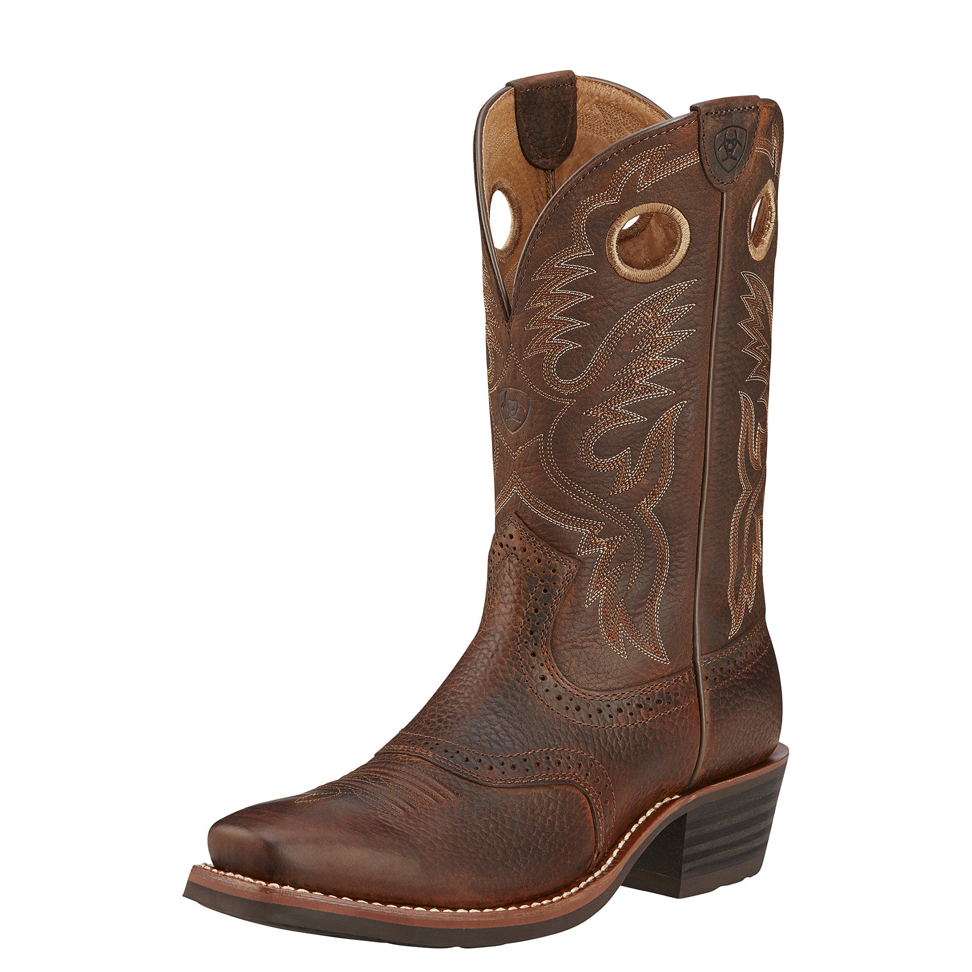 Ariat Men's Brown Heritage Roughstock Western Boot