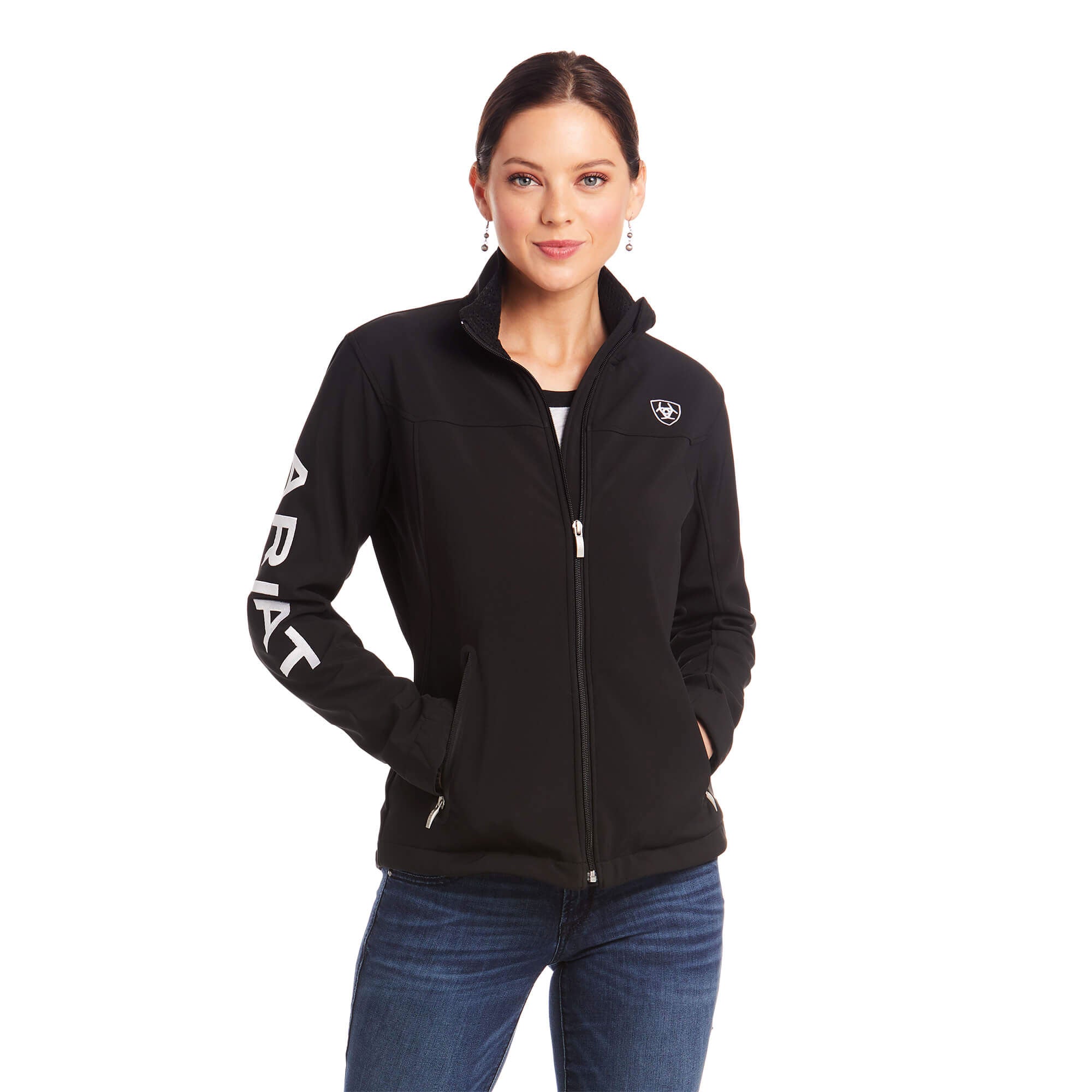 Ariat Women's Black New Team Softshell Jacket