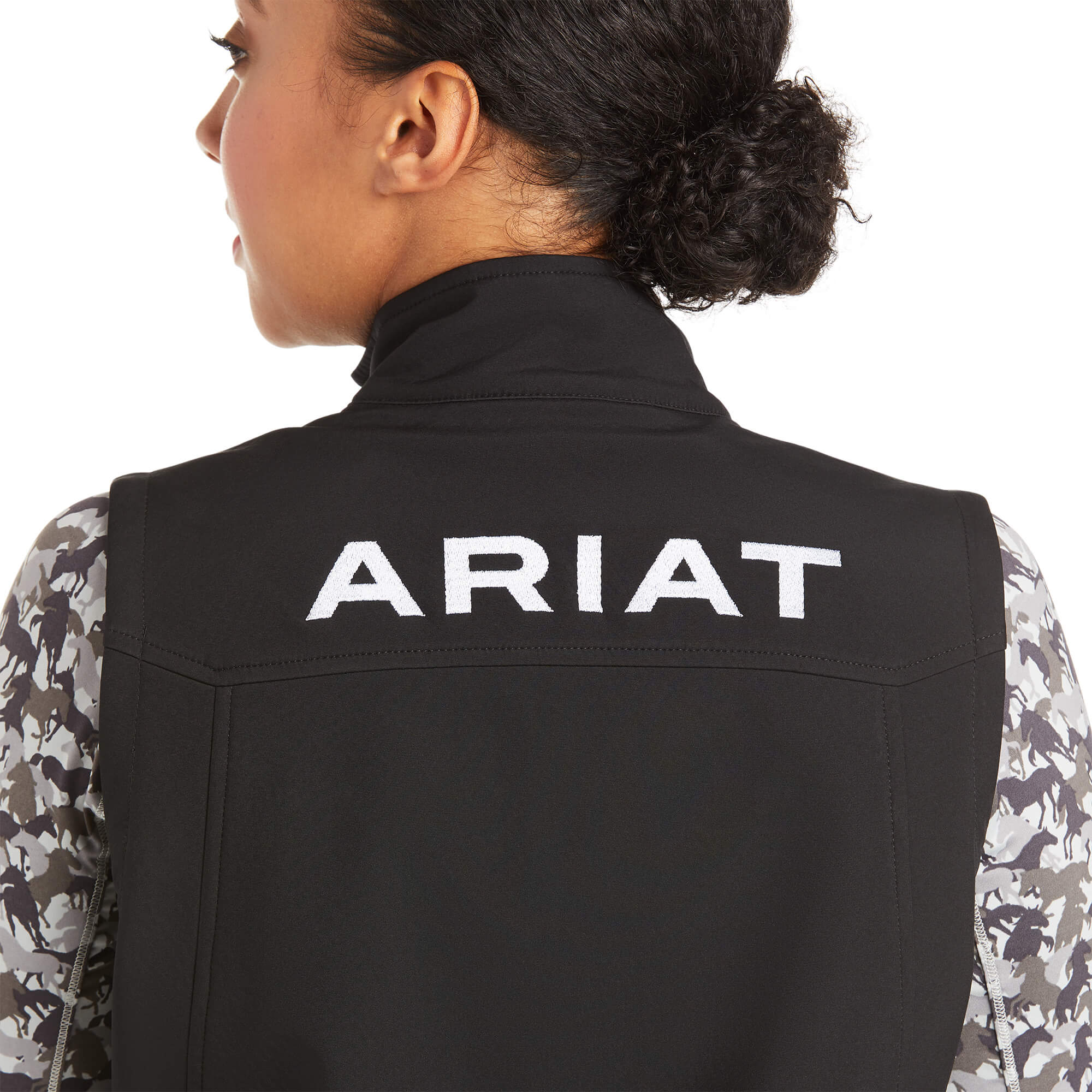 Ariat Women's Black New Team Softshell Vest