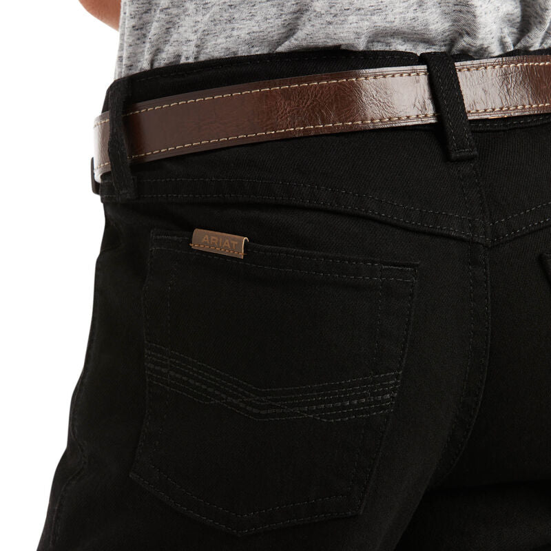 Ariat Black B5 Slim Stretch Legacy Straight Jean