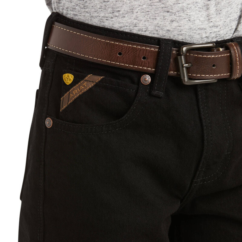 Ariat Black B5 Slim Stretch Legacy Straight Jean