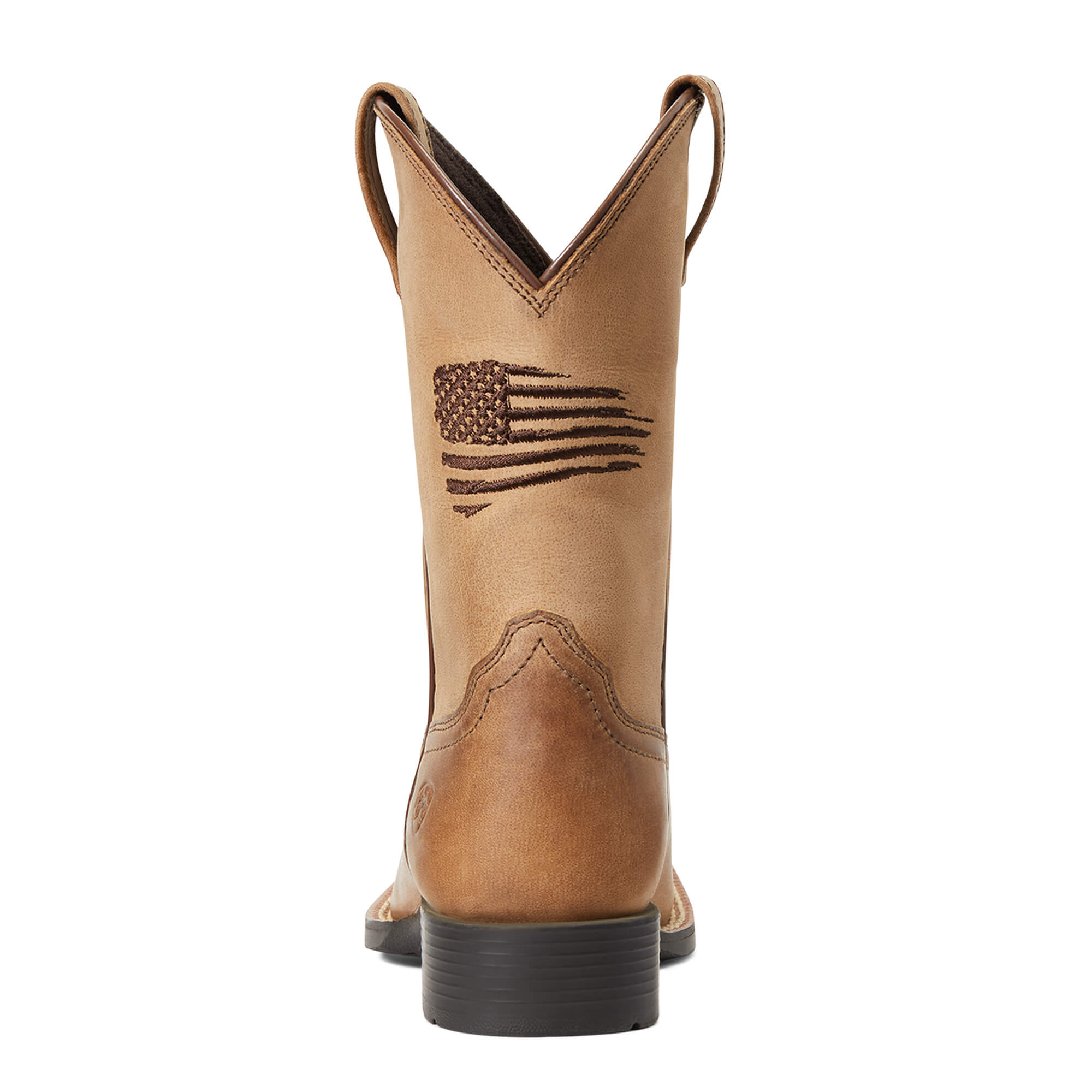 Ariat Youth Homestead Brown Patriot II Western Boot