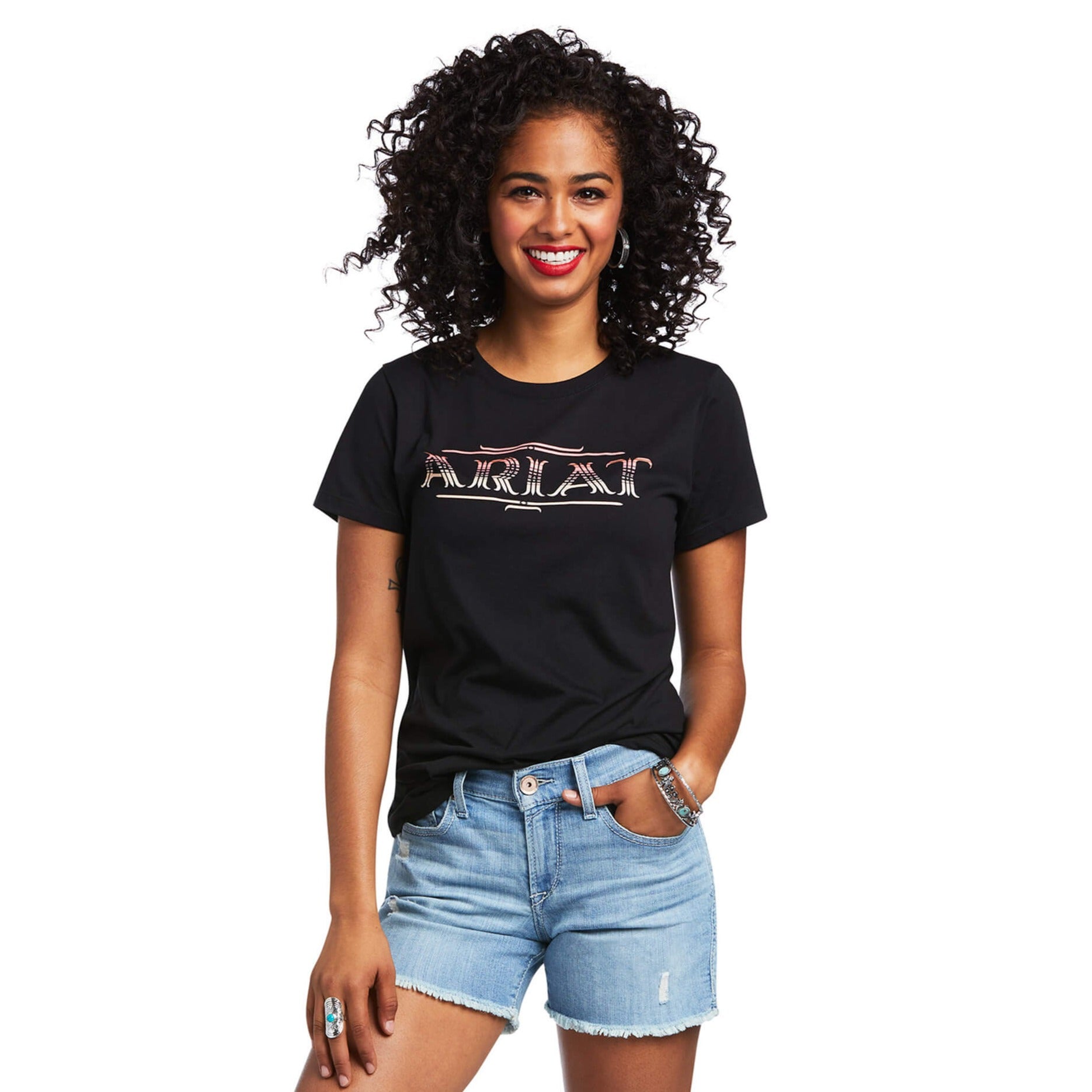 Ariat Women's Black Serape Style T-Shirt