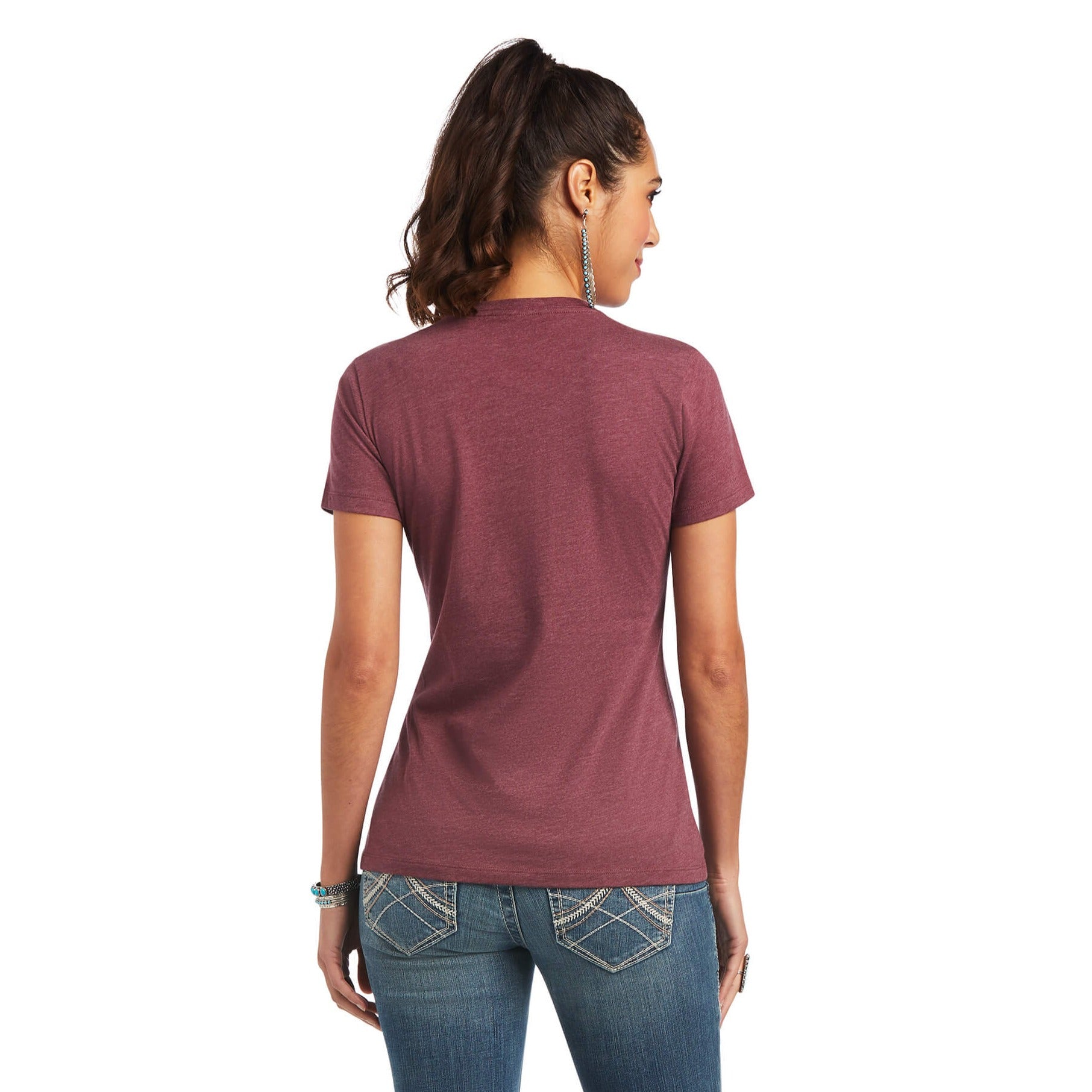 Ariat Women's Burgundy Heather Sol T-Shirt